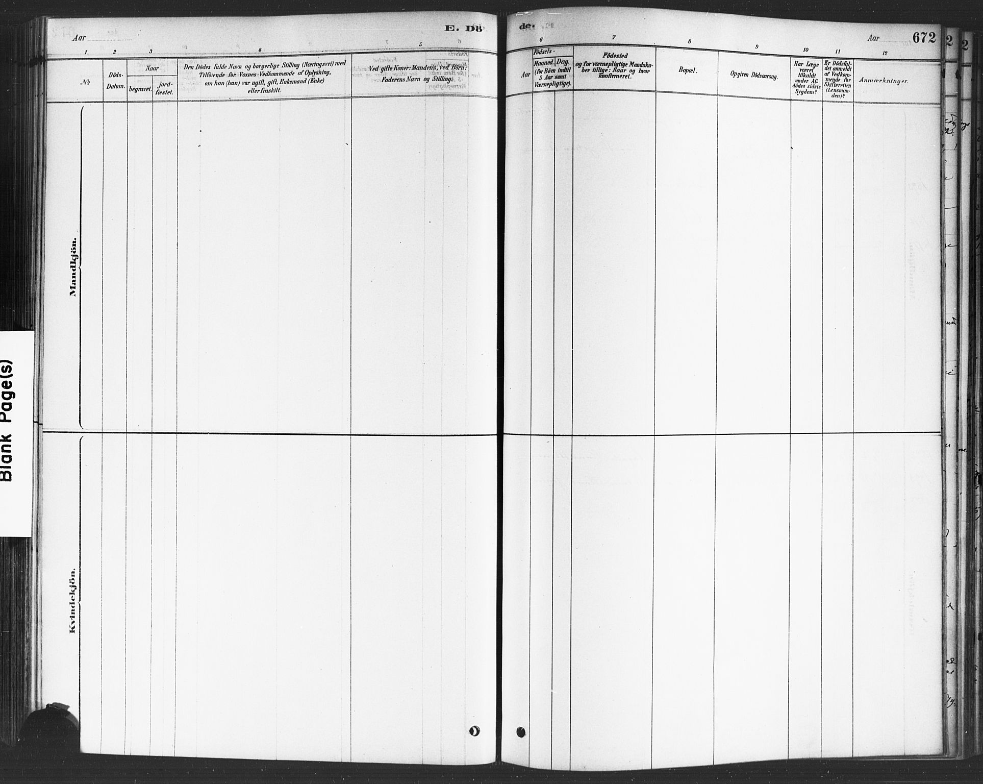 Onsøy prestekontor Kirkebøker, AV/SAO-A-10914/F/Fa/L0006: Parish register (official) no. I 6, 1878-1898, p. 672