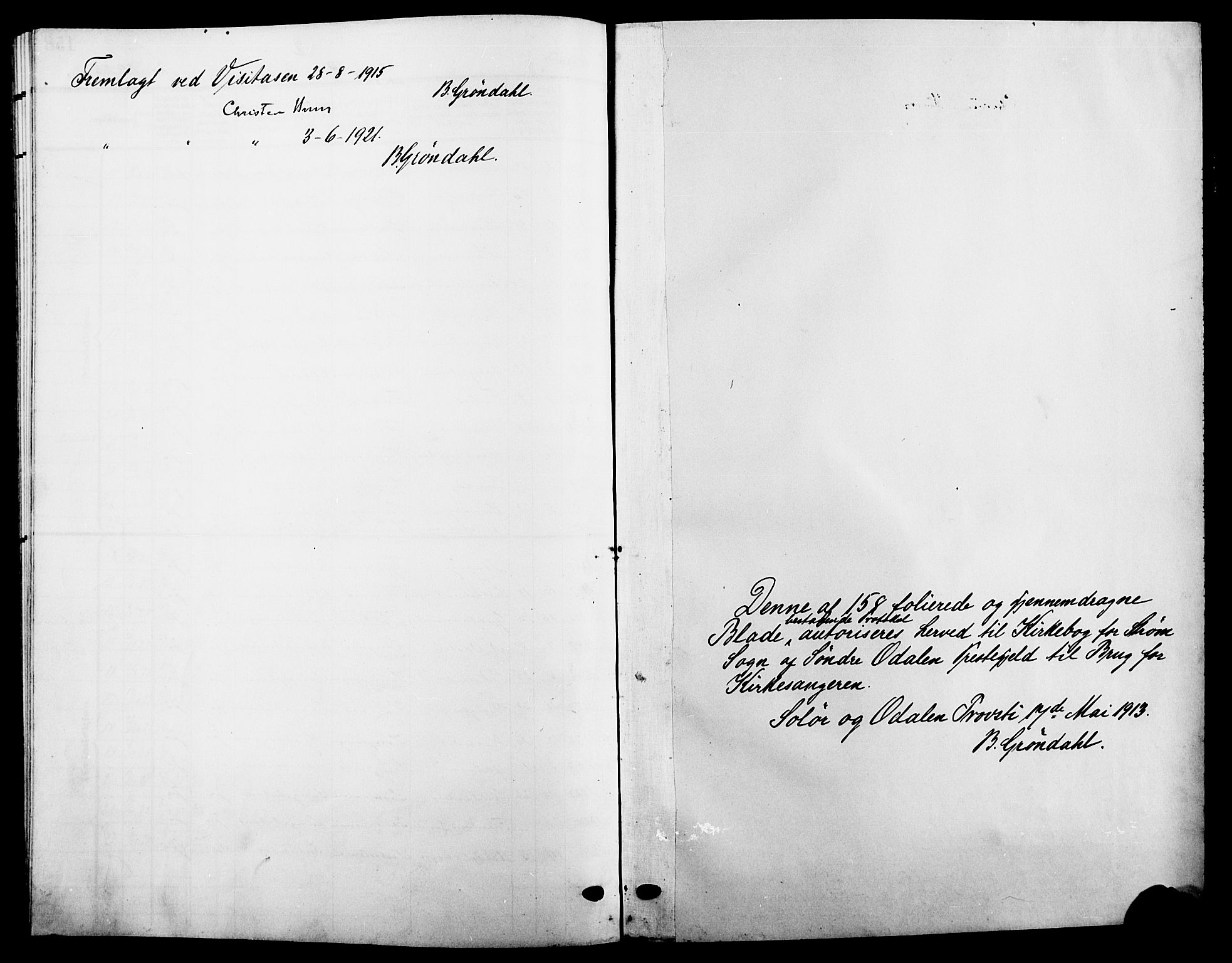Sør-Odal prestekontor, SAH/PREST-030/H/Ha/Hab/L0008: Parish register (copy) no. 8, 1913-1923
