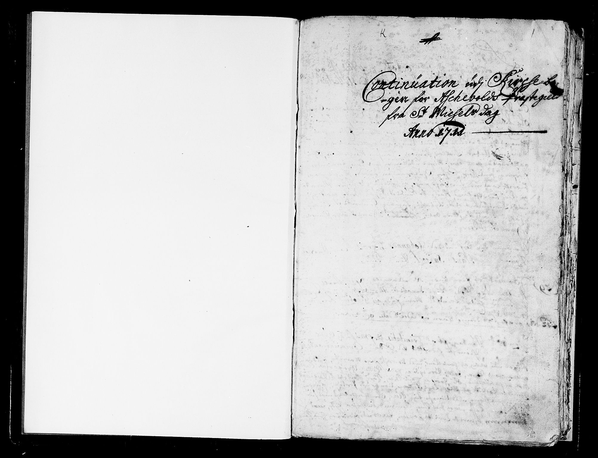 Askvoll sokneprestembete, AV/SAB-A-79501/H/Haa/Haaa/L0002: Parish register (official) no. A 2, 1711-1715, p. 1