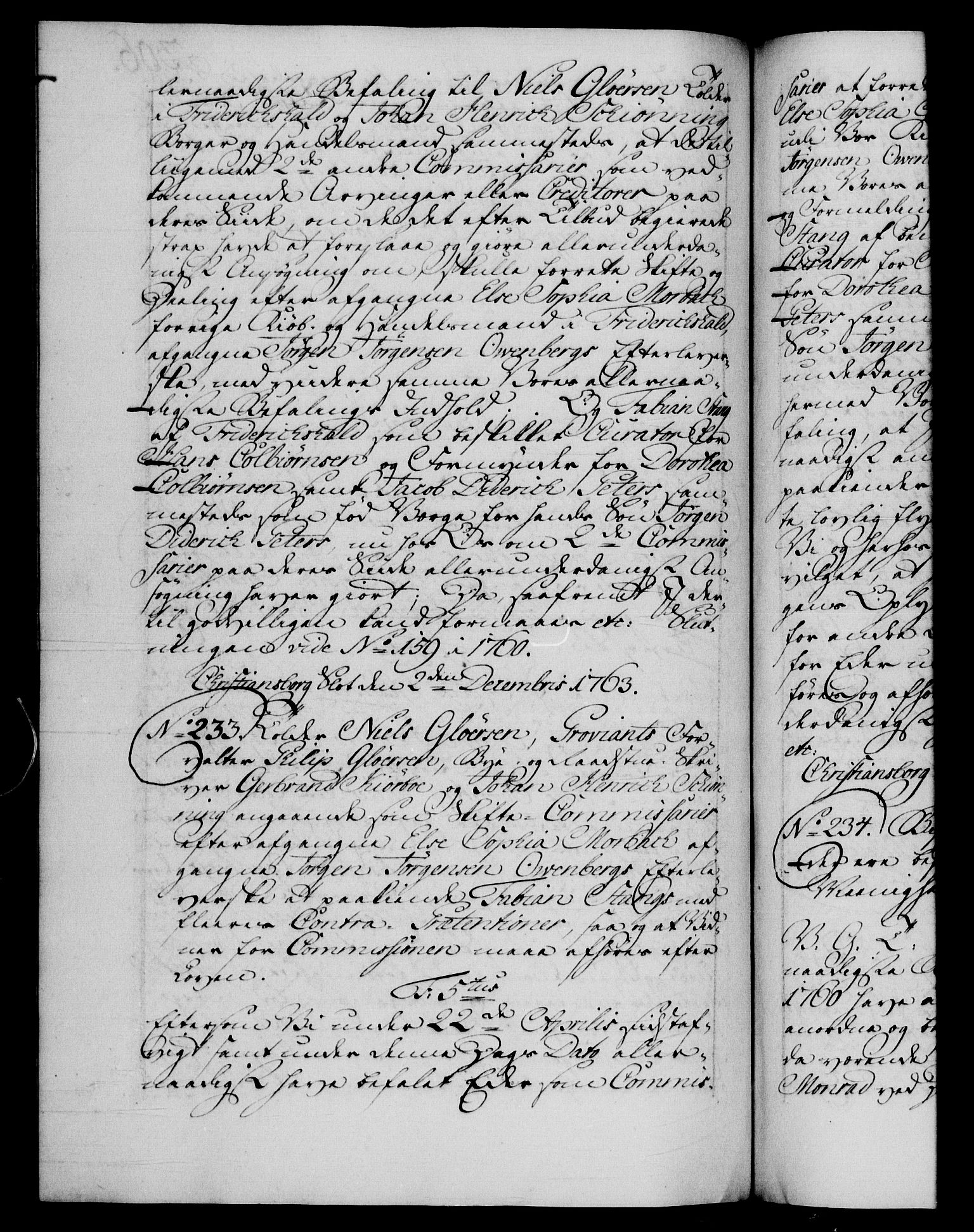Danske Kanselli 1572-1799, RA/EA-3023/F/Fc/Fca/Fcab/L0037: Norske tegnelser, 1762-1766, p. 306b