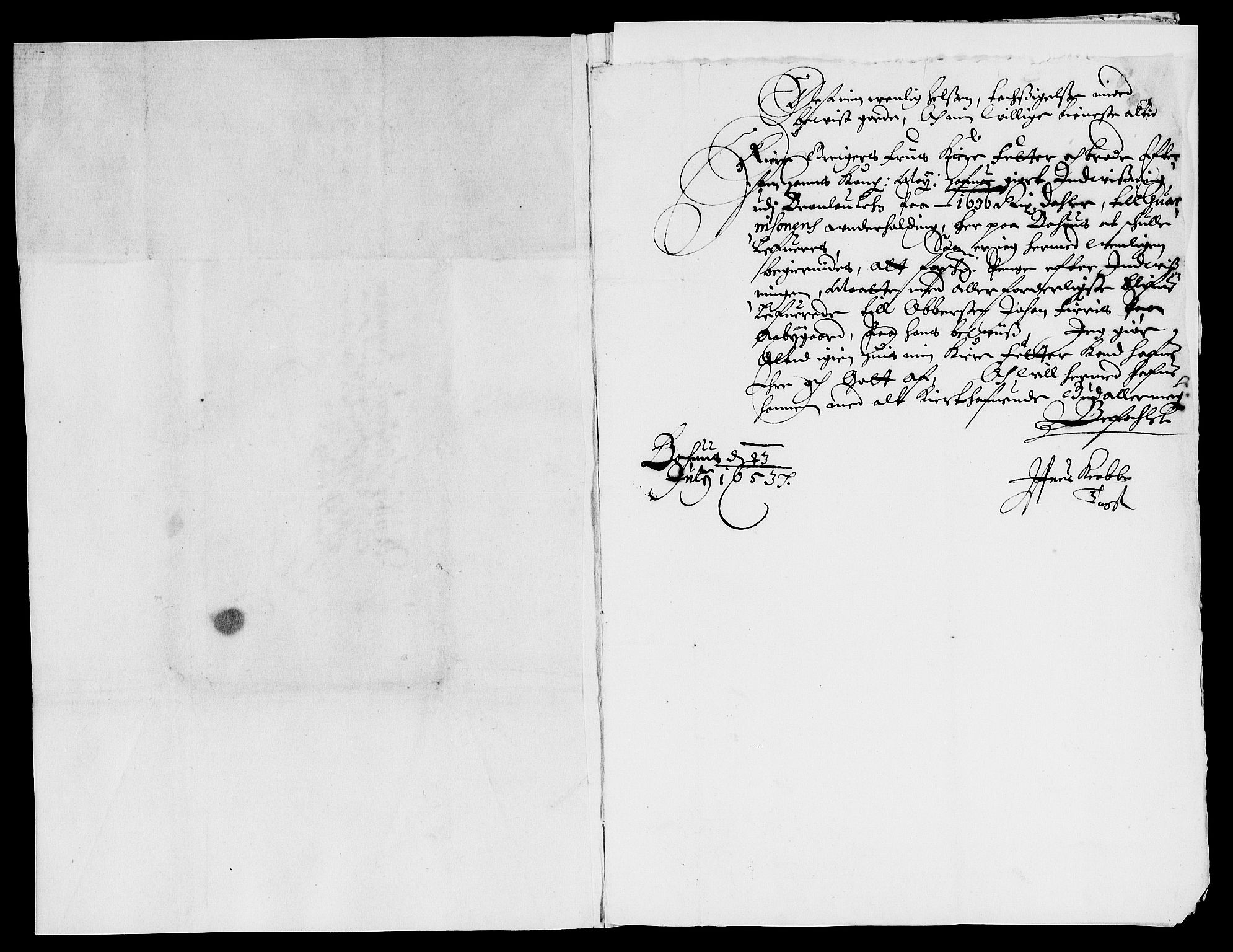 Rentekammeret inntil 1814, Reviderte regnskaper, Lensregnskaper, AV/RA-EA-5023/R/Rb/Rbl/L0011: Brunla len, 1652-1658