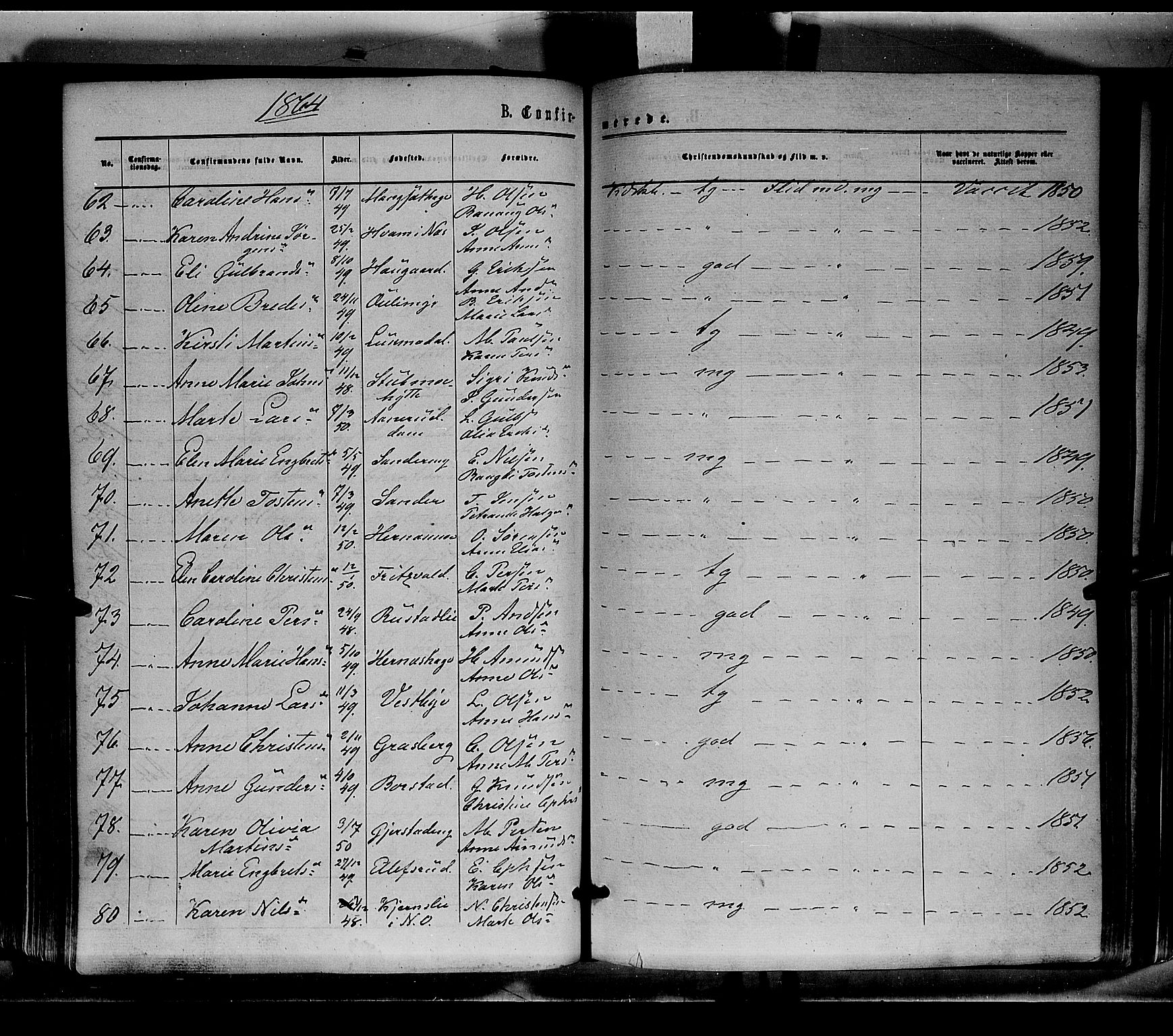 Sør-Odal prestekontor, AV/SAH-PREST-030/H/Ha/Haa/L0003: Parish register (official) no. 3, 1864-1870, p. 169