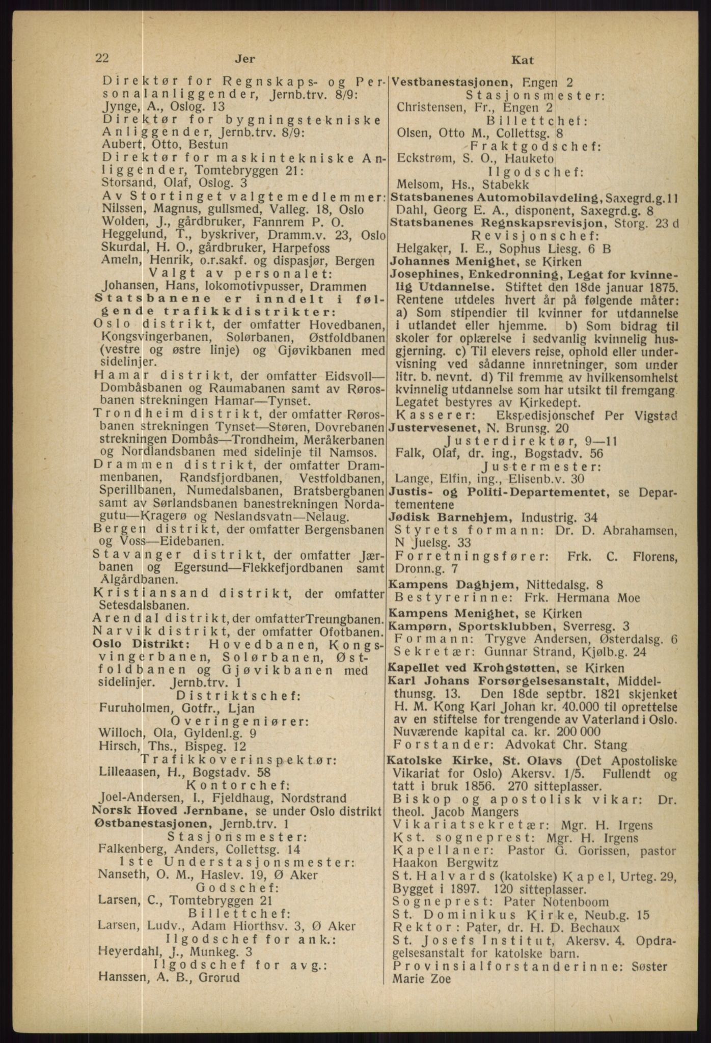 Kristiania/Oslo adressebok, PUBL/-, 1936, p. 22