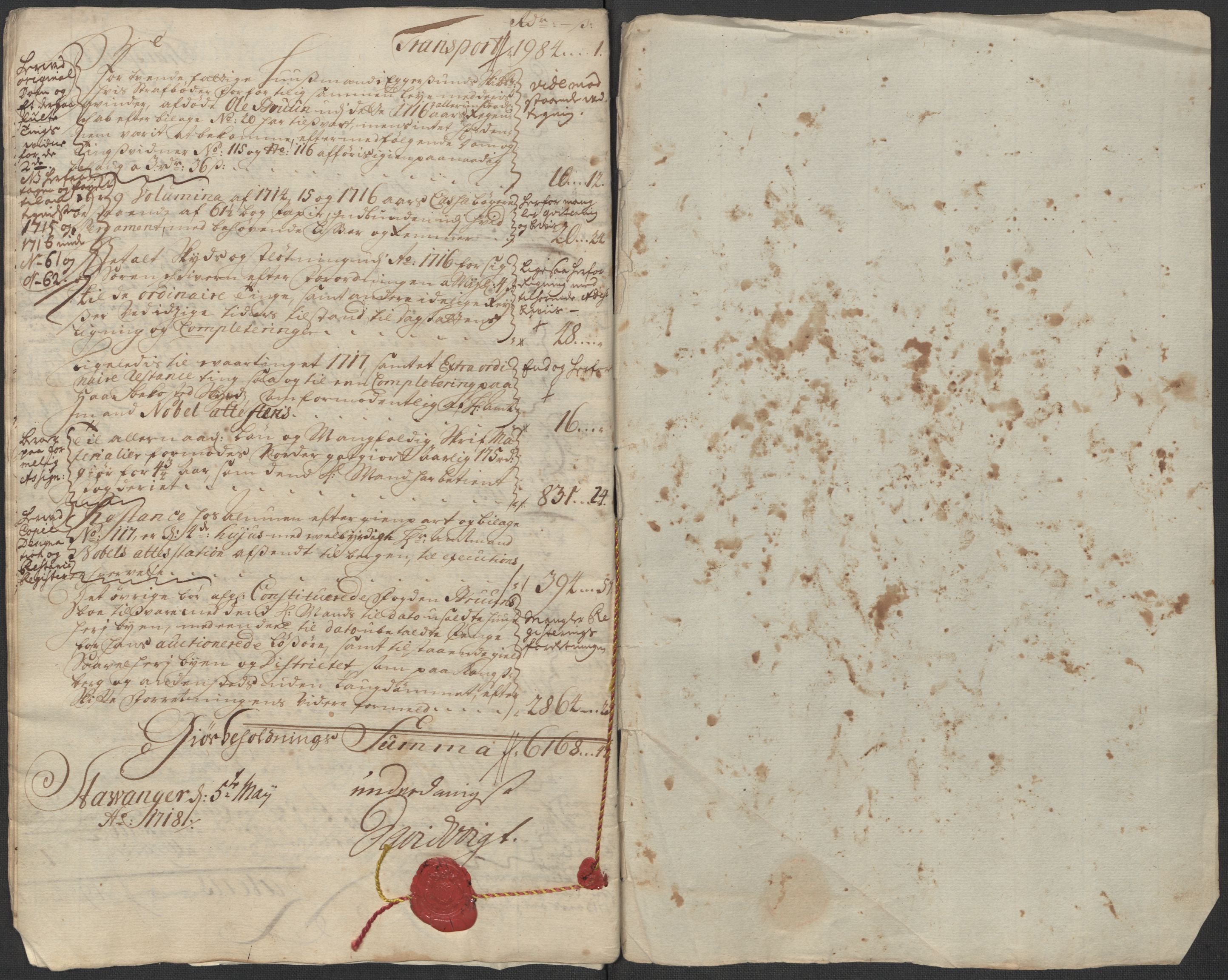 Rentekammeret inntil 1814, Reviderte regnskaper, Fogderegnskap, AV/RA-EA-4092/R46/L2740: Fogderegnskap Jæren og Dalane, 1715-1716, p. 299