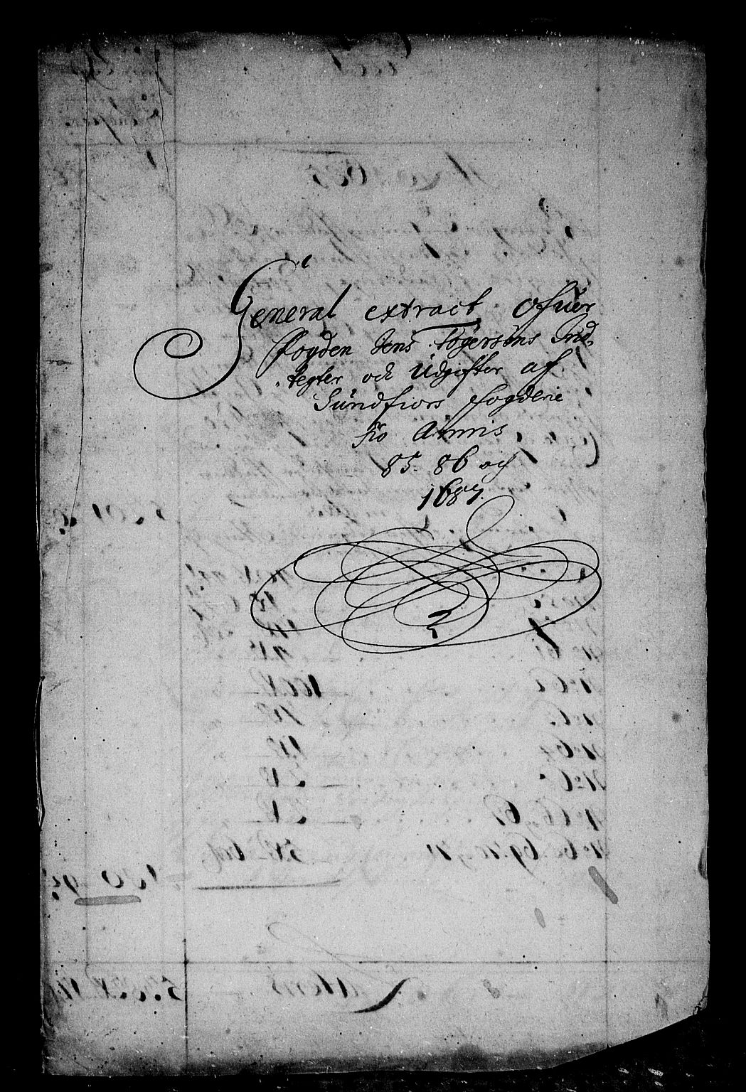 Rentekammeret inntil 1814, Reviderte regnskaper, Stiftamtstueregnskaper, Bergen stiftamt, AV/RA-EA-6043/R/Rc/L0084: Bergen stiftamt, 1687