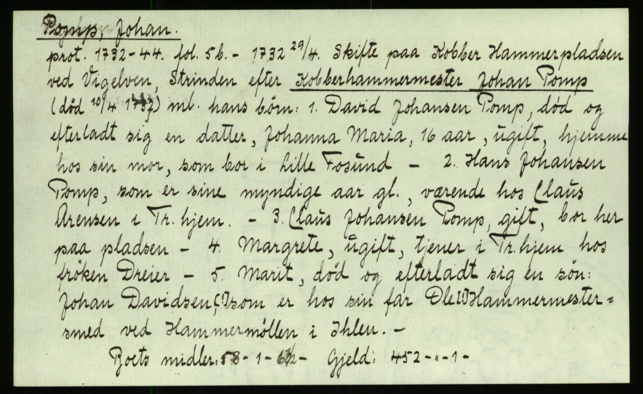 Strinda og Selbu sorenskriveri, AV/SAT-A-0015/3, 1700-1766, p. 1081