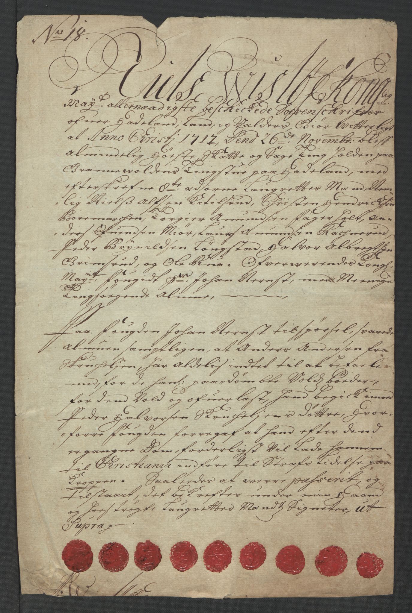 Rentekammeret inntil 1814, Reviderte regnskaper, Fogderegnskap, AV/RA-EA-4092/R18/L1309: Fogderegnskap Hadeland, Toten og Valdres, 1712, p. 425