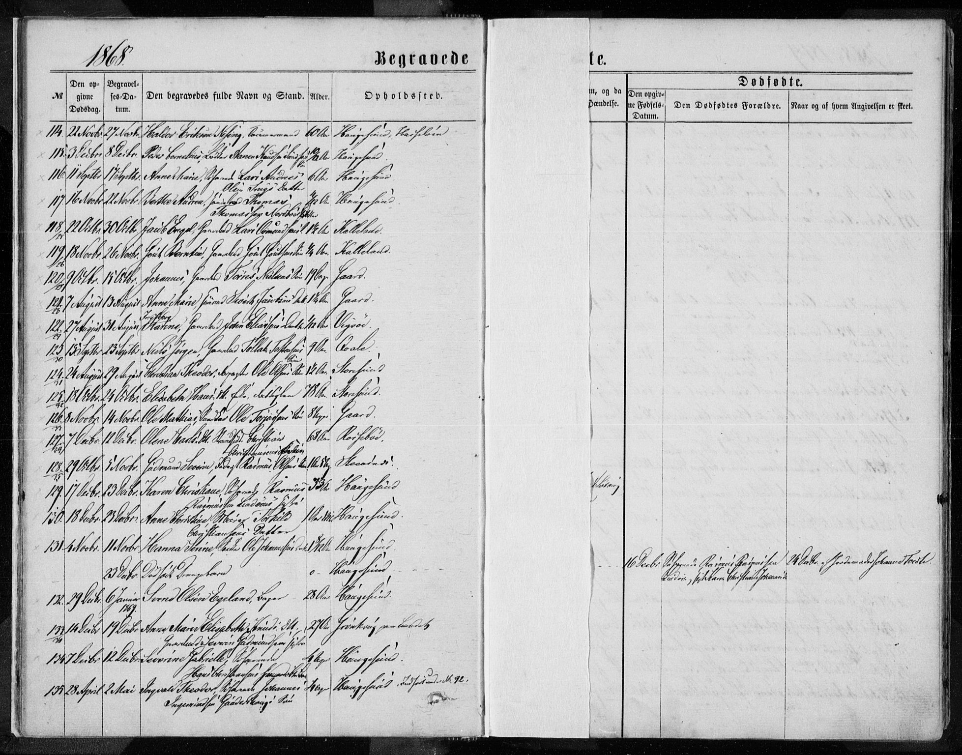 Torvastad sokneprestkontor, AV/SAST-A -101857/H/Ha/Haa/L0013: Parish register (official) no. A 12.2, 1867-1877