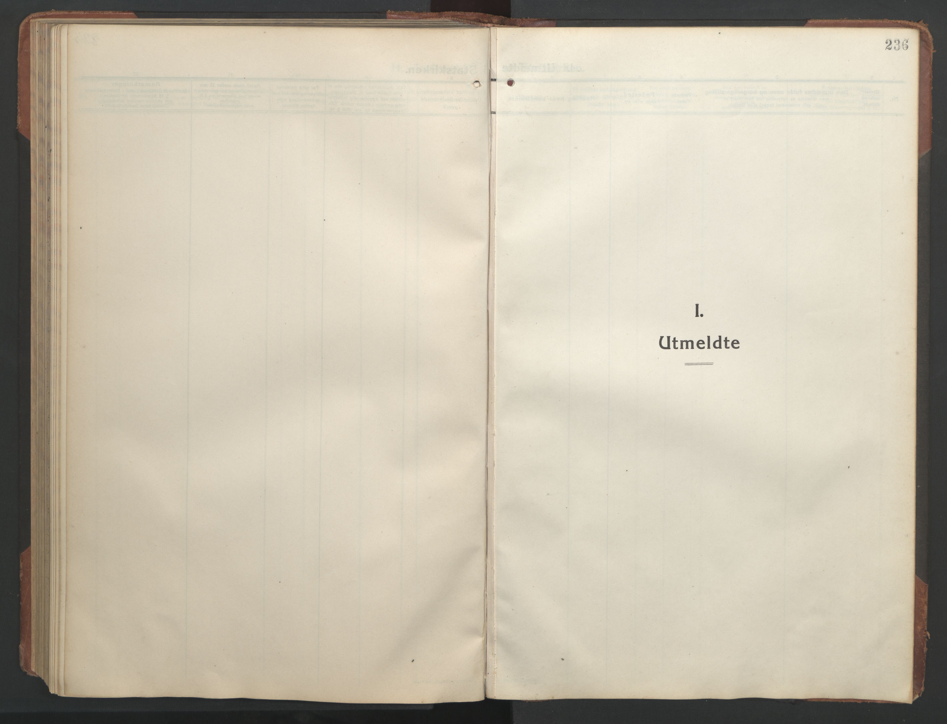 Ministerialprotokoller, klokkerbøker og fødselsregistre - Nordland, AV/SAT-A-1459/890/L1291: Parish register (copy) no. 890C02, 1913-1954, p. 236