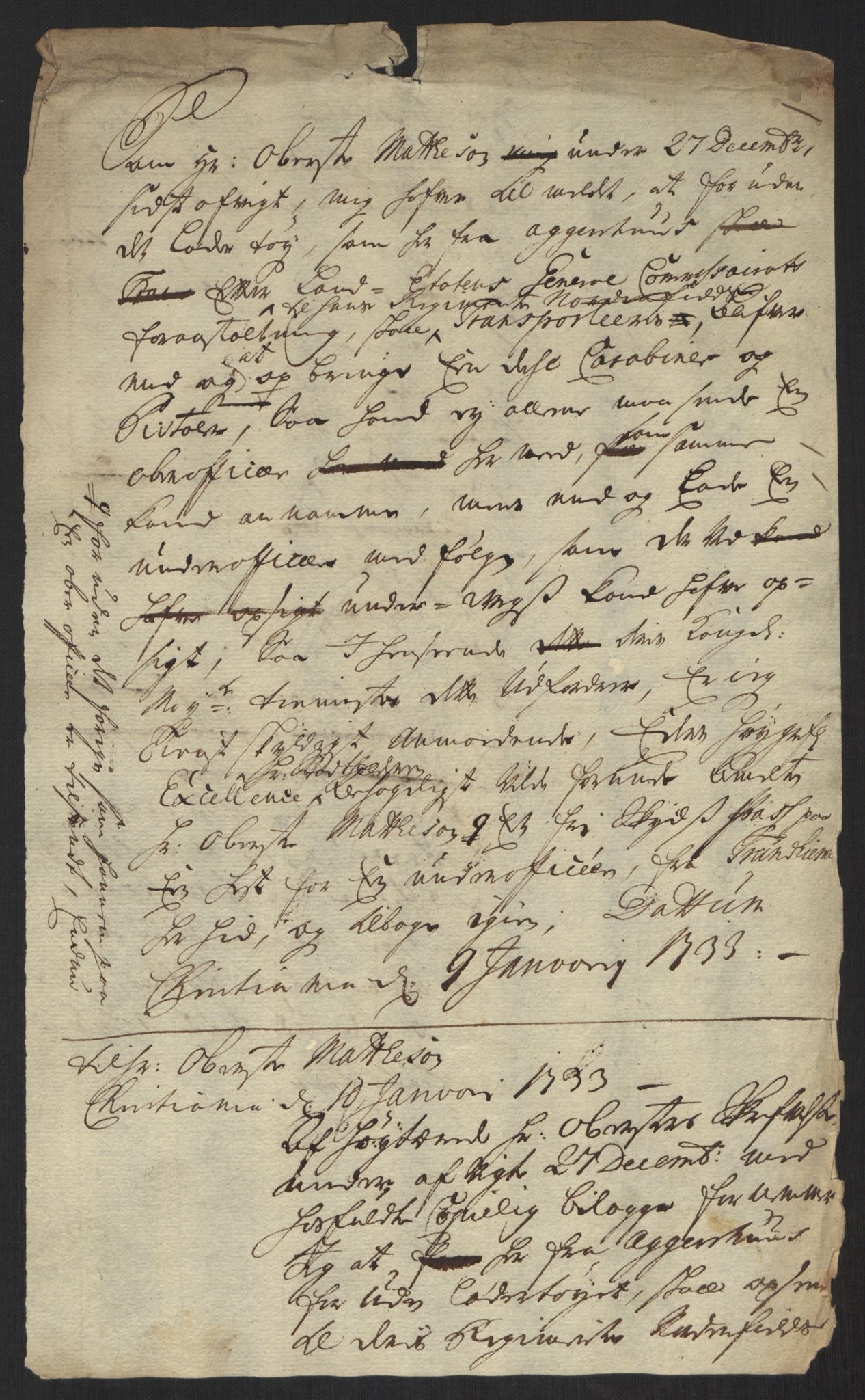 Kommanderende general (KG I) med Det norske krigsdirektorium, AV/RA-EA-5419/B/L0013: Kommanderende generals konsepter, 1730-1733, p. 542