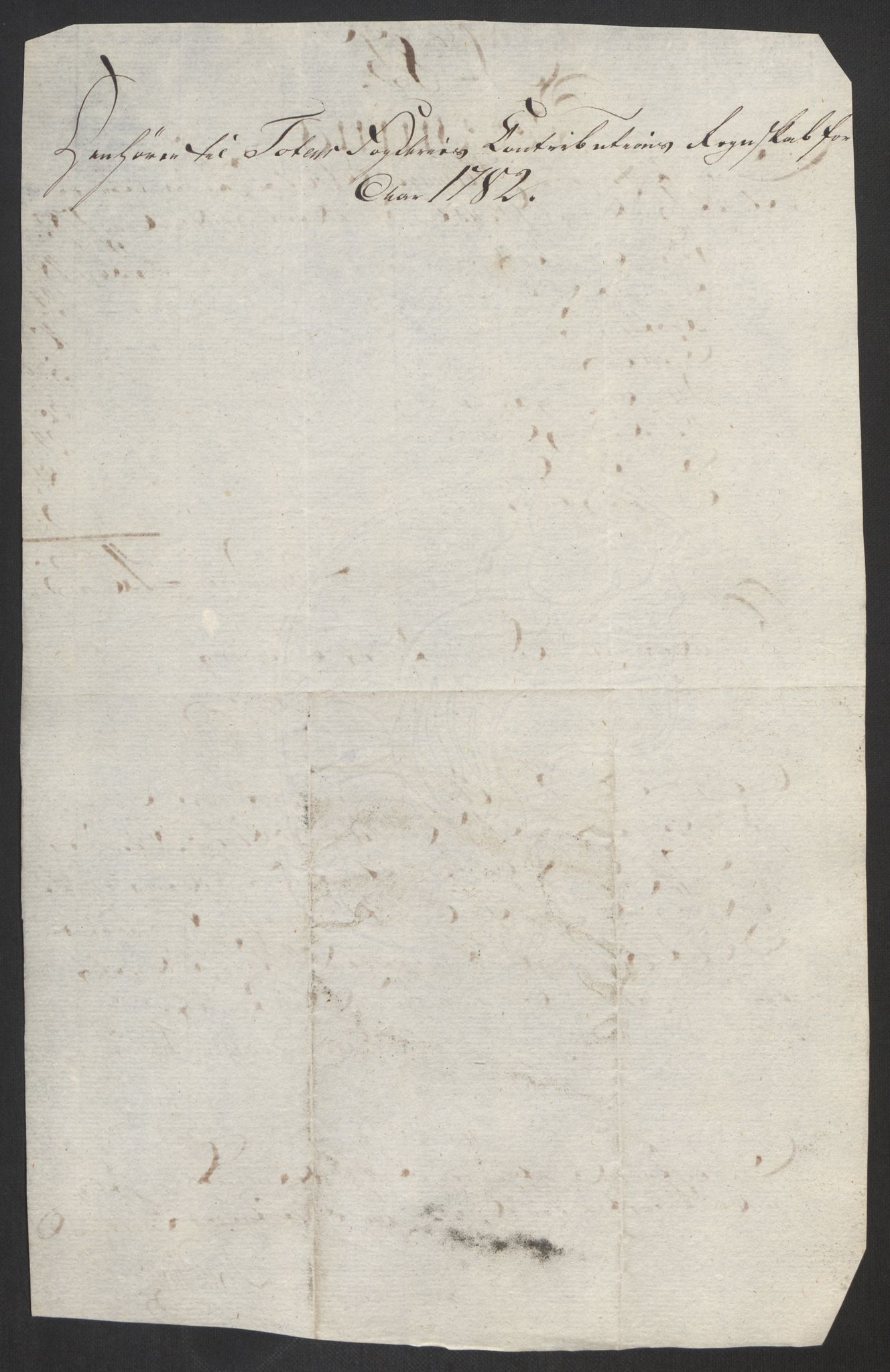 Rentekammeret inntil 1814, Reviderte regnskaper, Fogderegnskap, AV/RA-EA-4092/R19/L1369: Fogderegnskap Toten, Hadeland og Vardal, 1782, p. 280