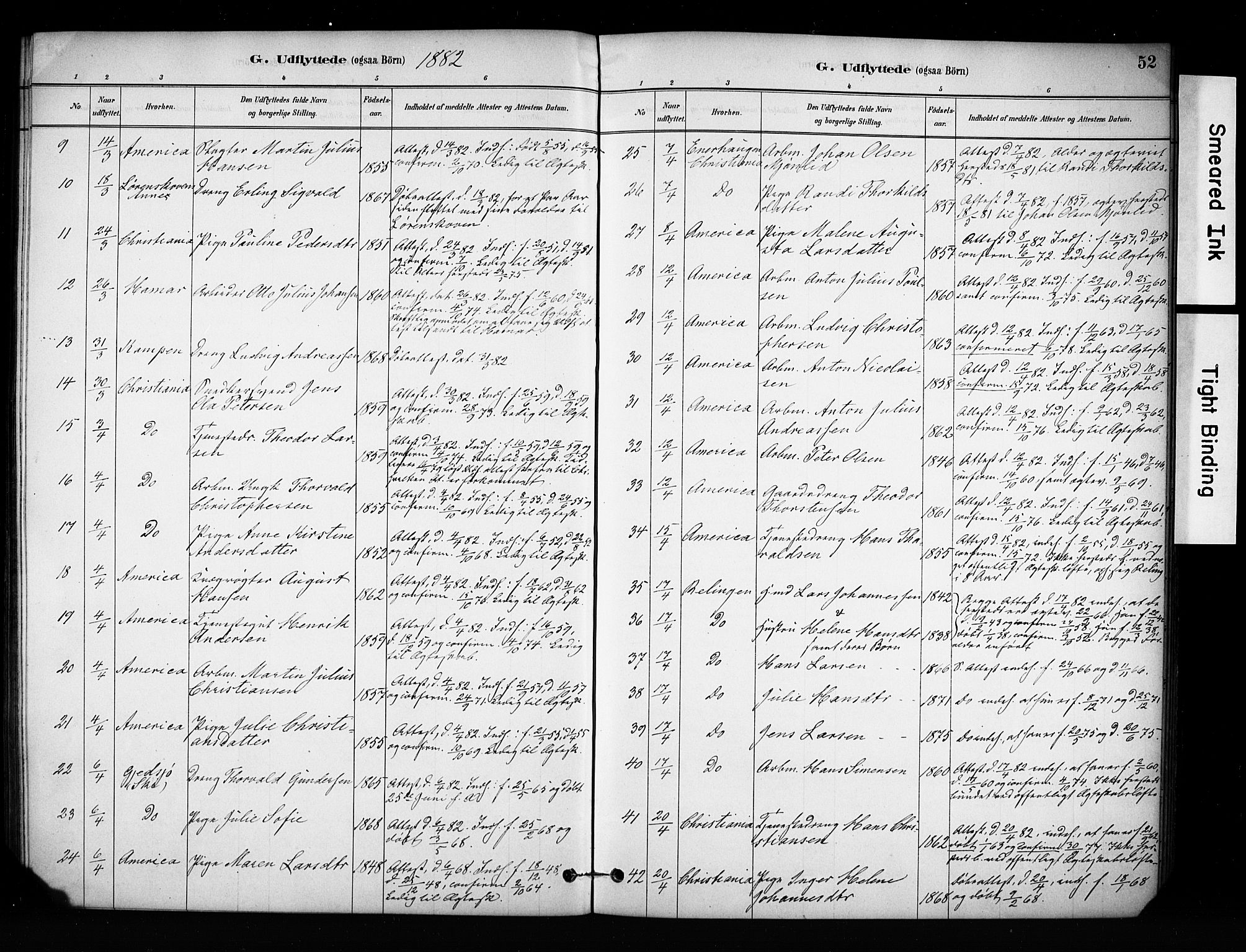 Enebakk prestekontor Kirkebøker, SAO/A-10171c/F/Fa/L0017: Parish register (official) no. I 17, 1881-1919, p. 52