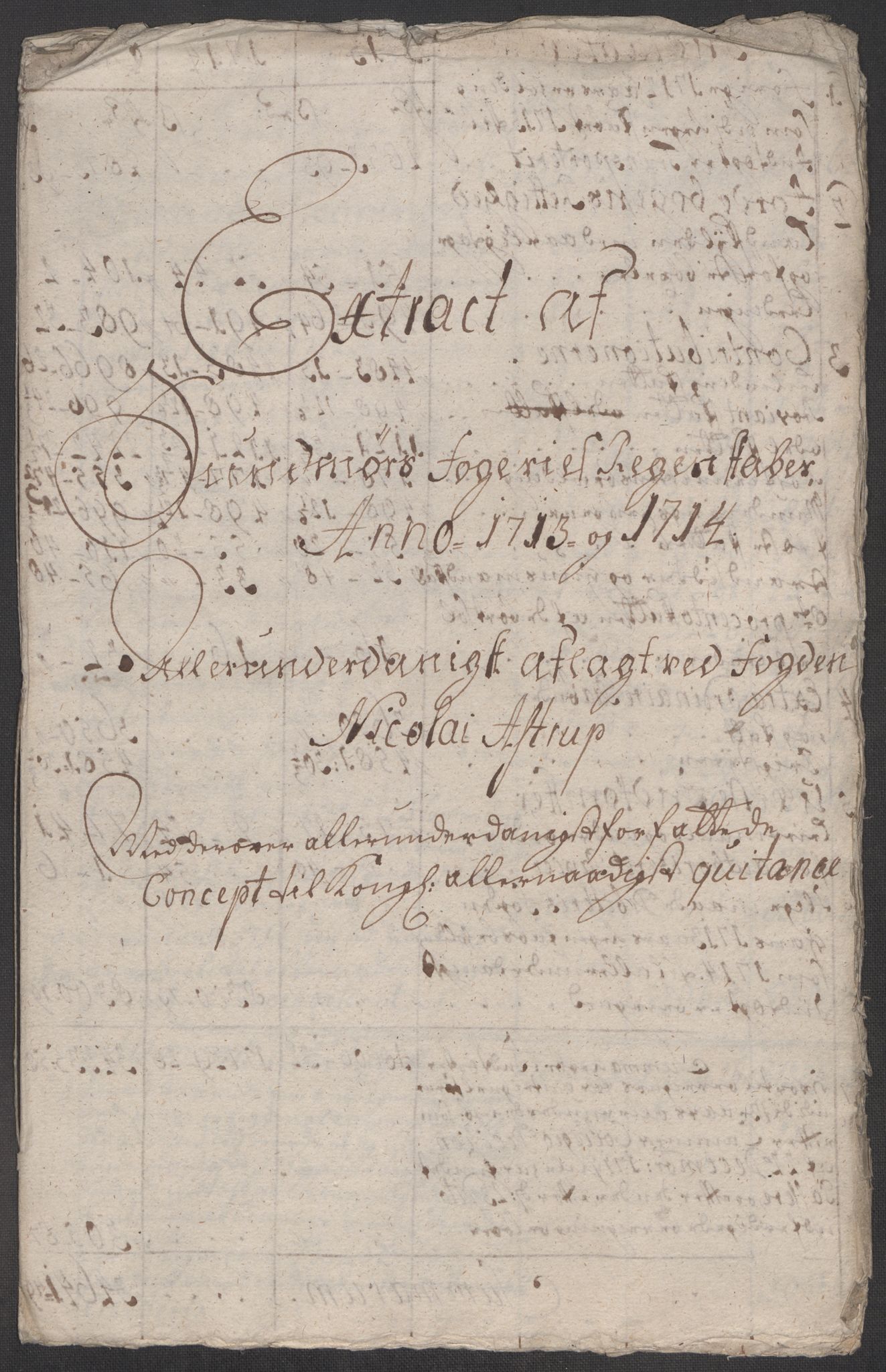 Rentekammeret inntil 1814, Reviderte regnskaper, Fogderegnskap, RA/EA-4092/R54/L3566: Fogderegnskap Sunnmøre, 1714, p. 13