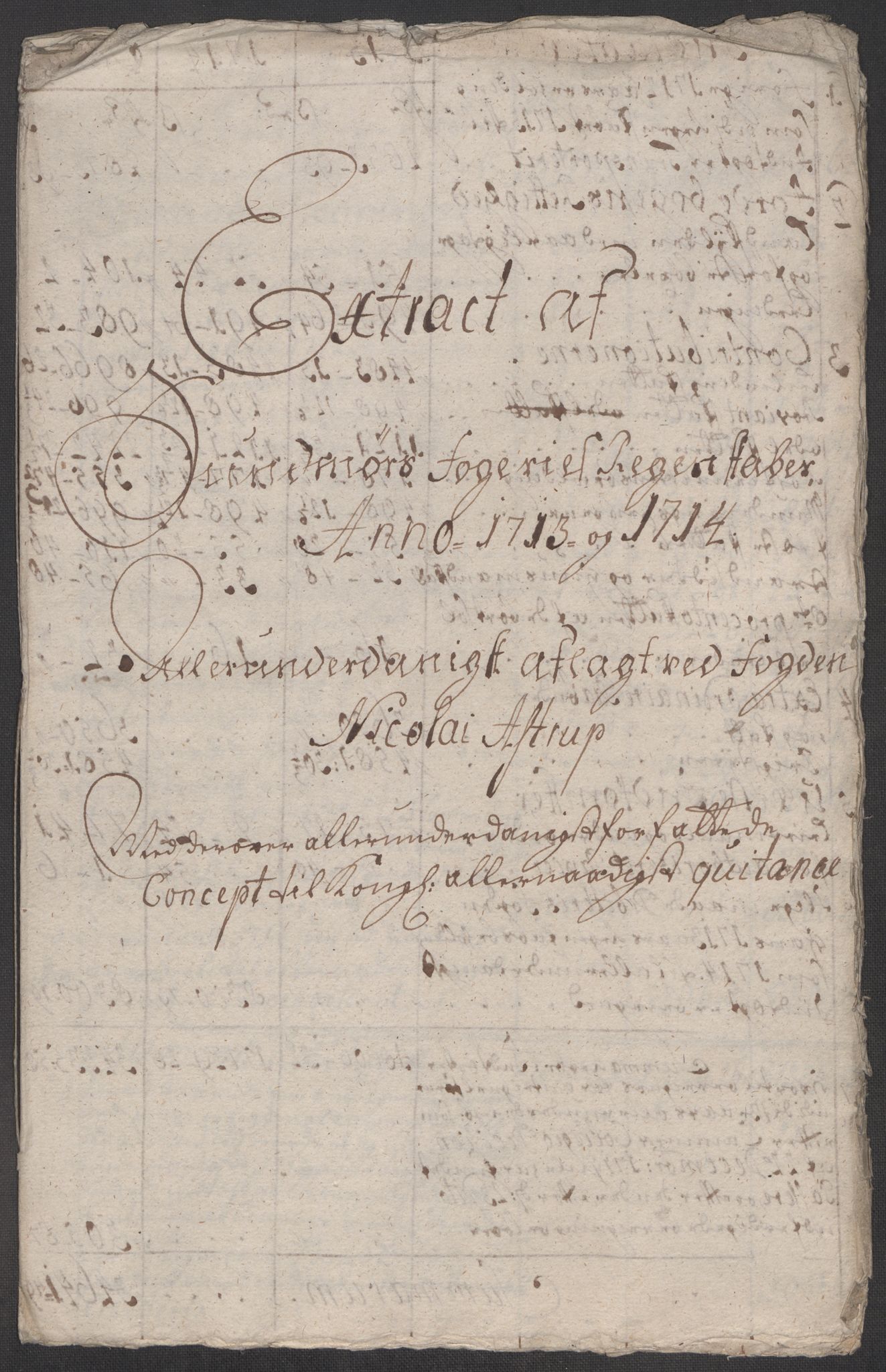 Rentekammeret inntil 1814, Reviderte regnskaper, Fogderegnskap, AV/RA-EA-4092/R54/L3566: Fogderegnskap Sunnmøre, 1714, p. 13