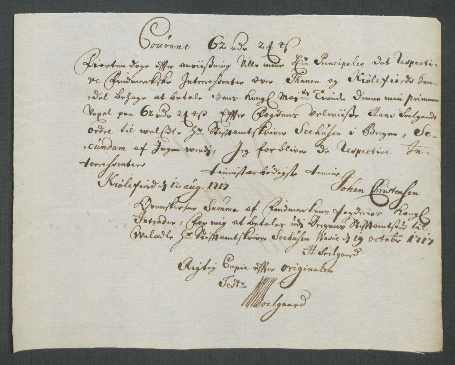 Rentekammeret inntil 1814, Reviderte regnskaper, Fogderegnskap, AV/RA-EA-4092/R69/L4857: Fogderegnskap Finnmark/Vardøhus, 1716-1718, p. 347