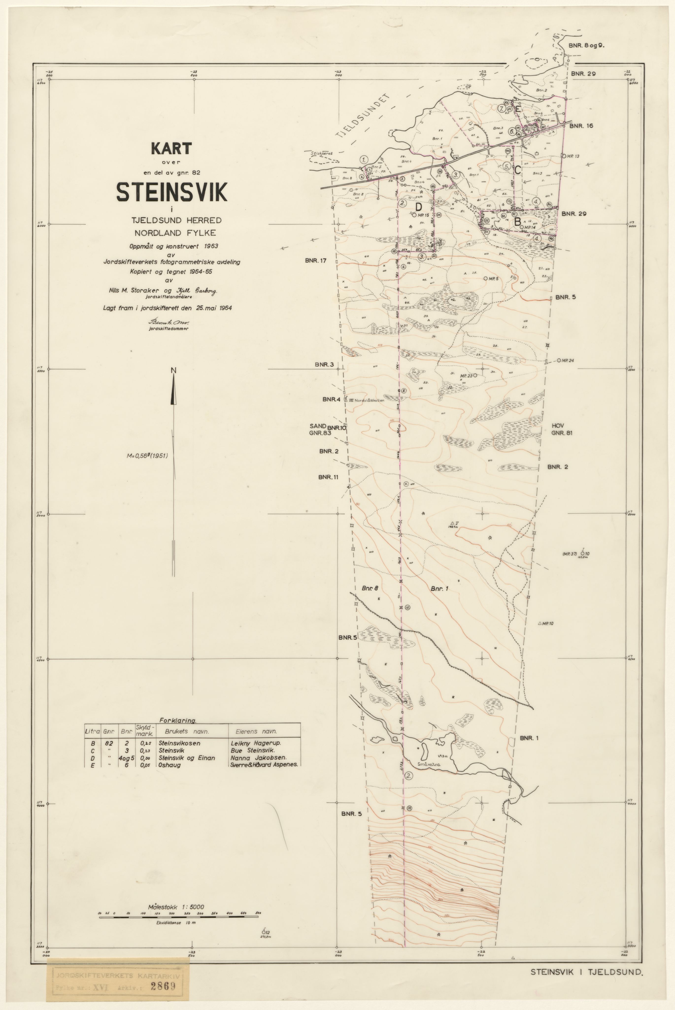 Jordskifteverkets kartarkiv, RA/S-3929/T, 1859-1988, p. 3717