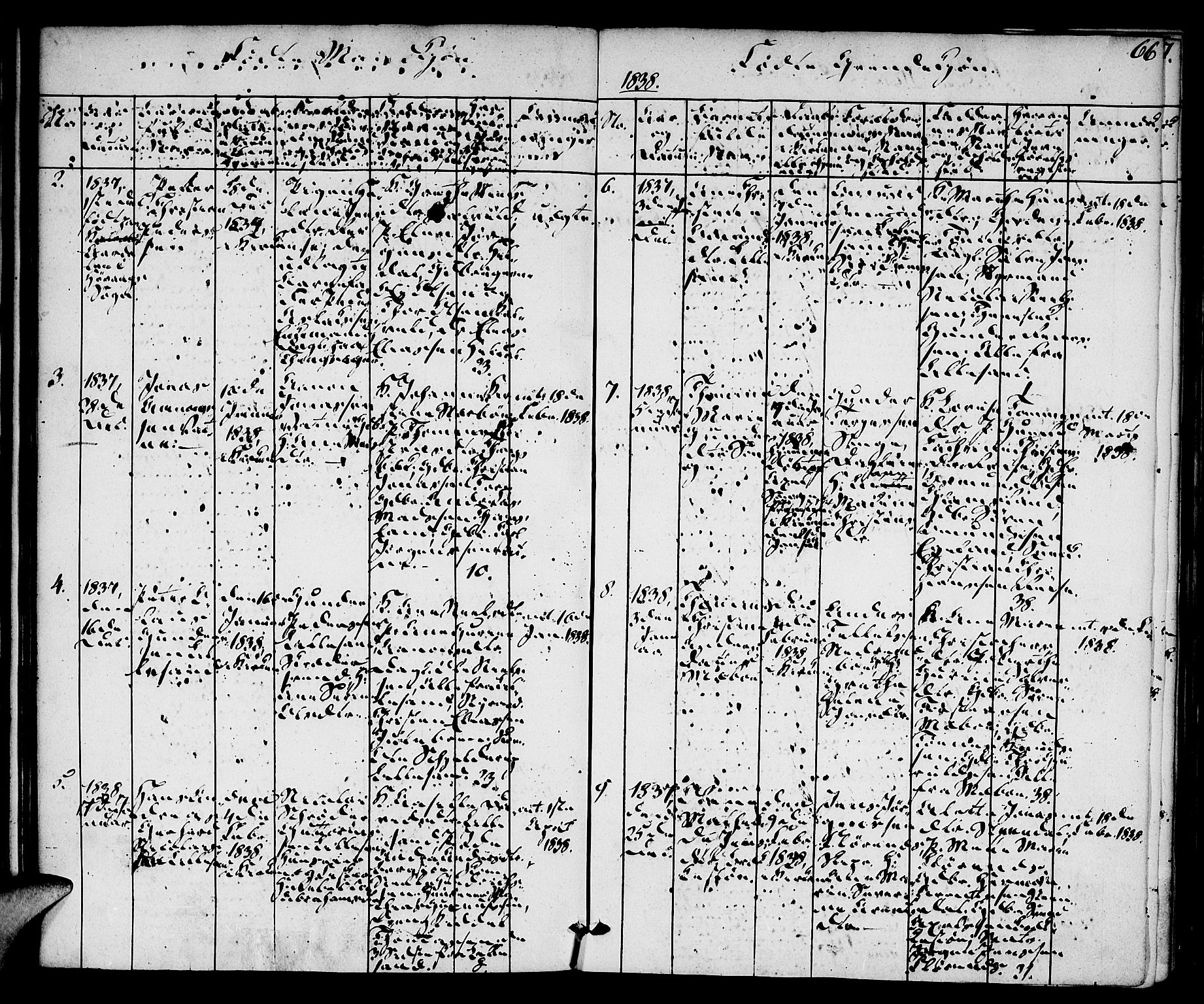 Vestre Moland sokneprestkontor, AV/SAK-1111-0046/F/Fa/Fab/L0004: Parish register (official) no. A 4, 1835-1843, p. 66