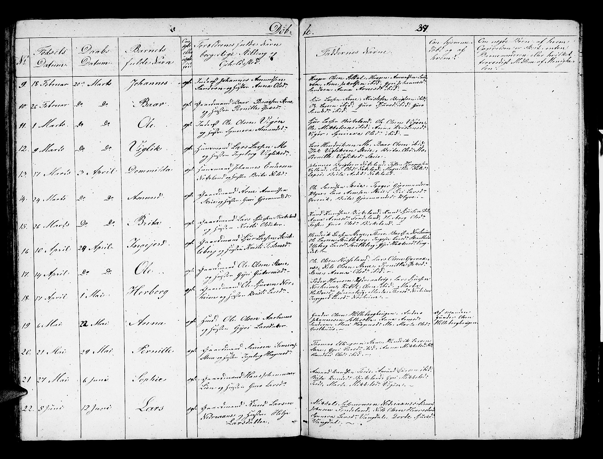 Kvam sokneprestembete, SAB/A-76201/H/Hab: Parish register (copy) no. B 1, 1852-1870, p. 37