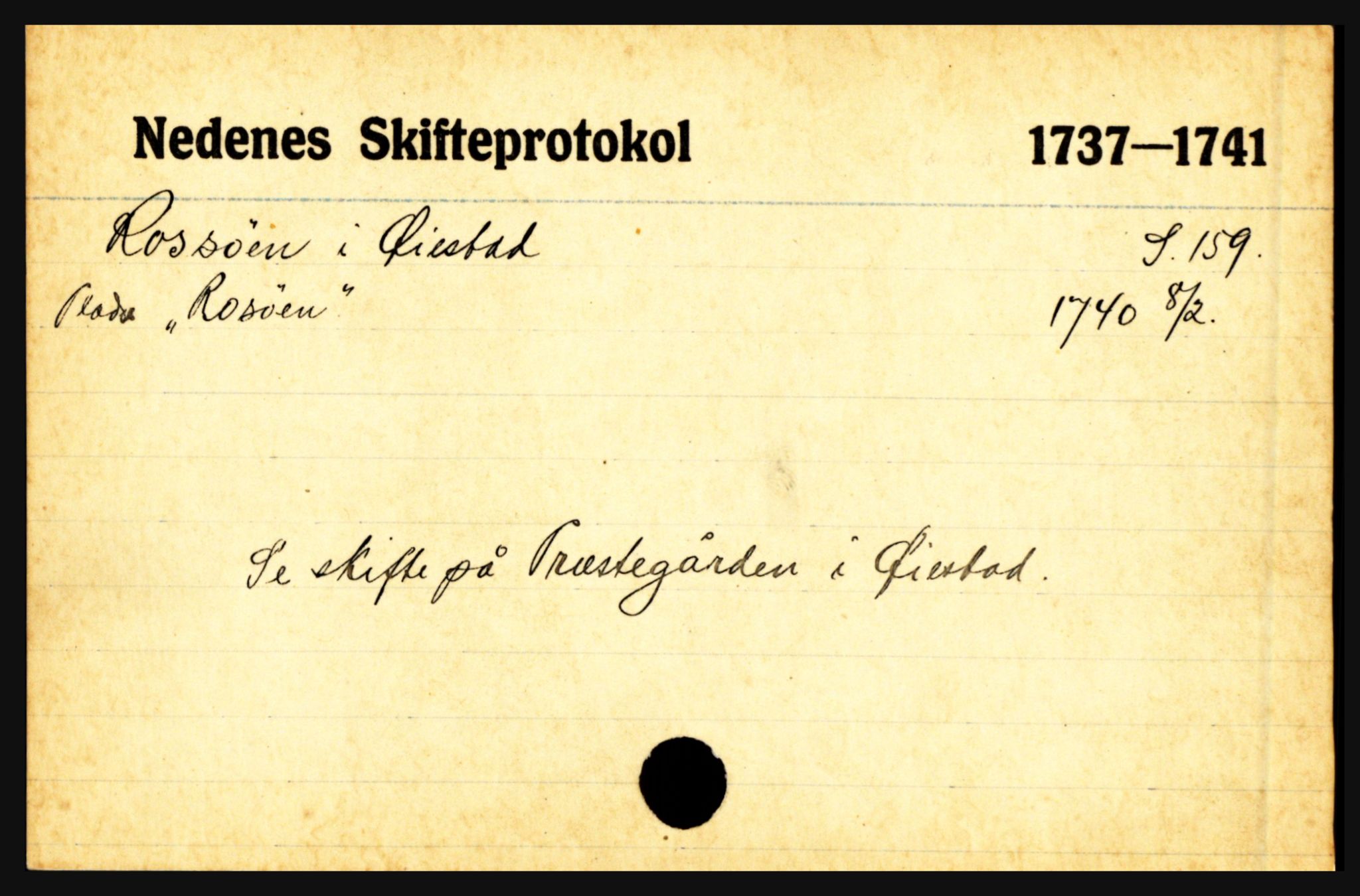 Nedenes sorenskriveri før 1824, AV/SAK-1221-0007/H, p. 24459