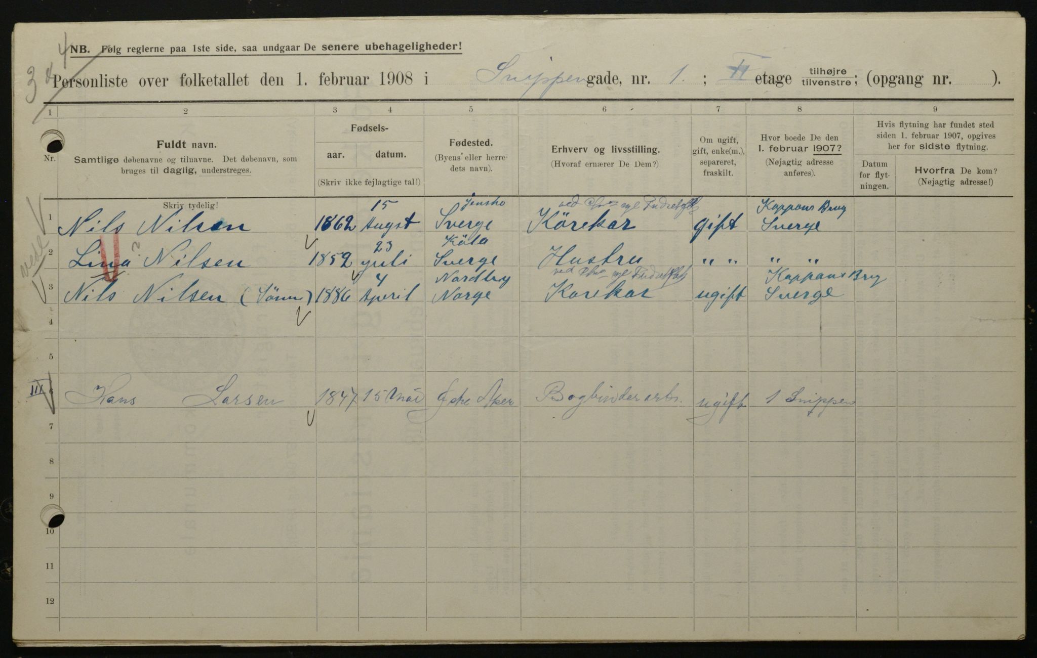 OBA, Municipal Census 1908 for Kristiania, 1908, p. 88159