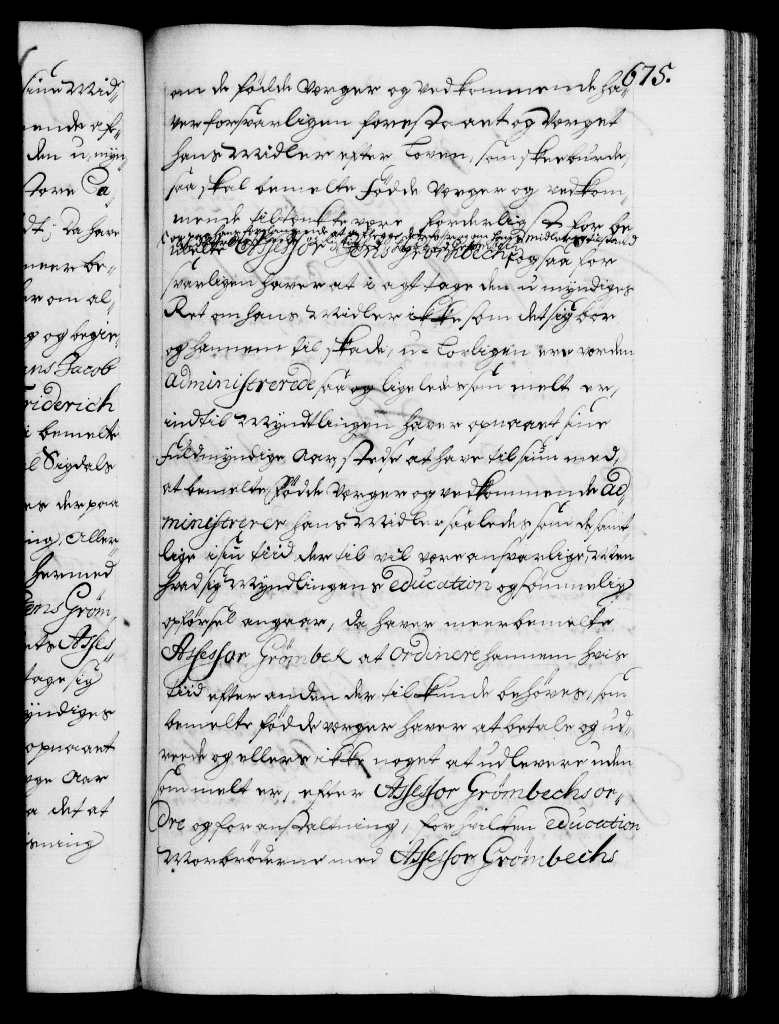 Danske Kanselli 1572-1799, RA/EA-3023/F/Fc/Fca/Fcaa/L0023: Norske registre, 1720-1722, p. 675a