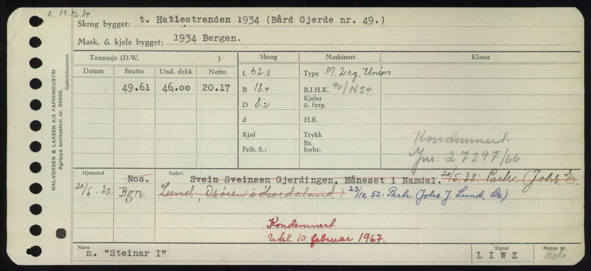 Sjøfartsdirektoratet med forløpere, Skipsmålingen, AV/RA-S-1627/H/Hd/L0036: Fartøy, St, p. 259