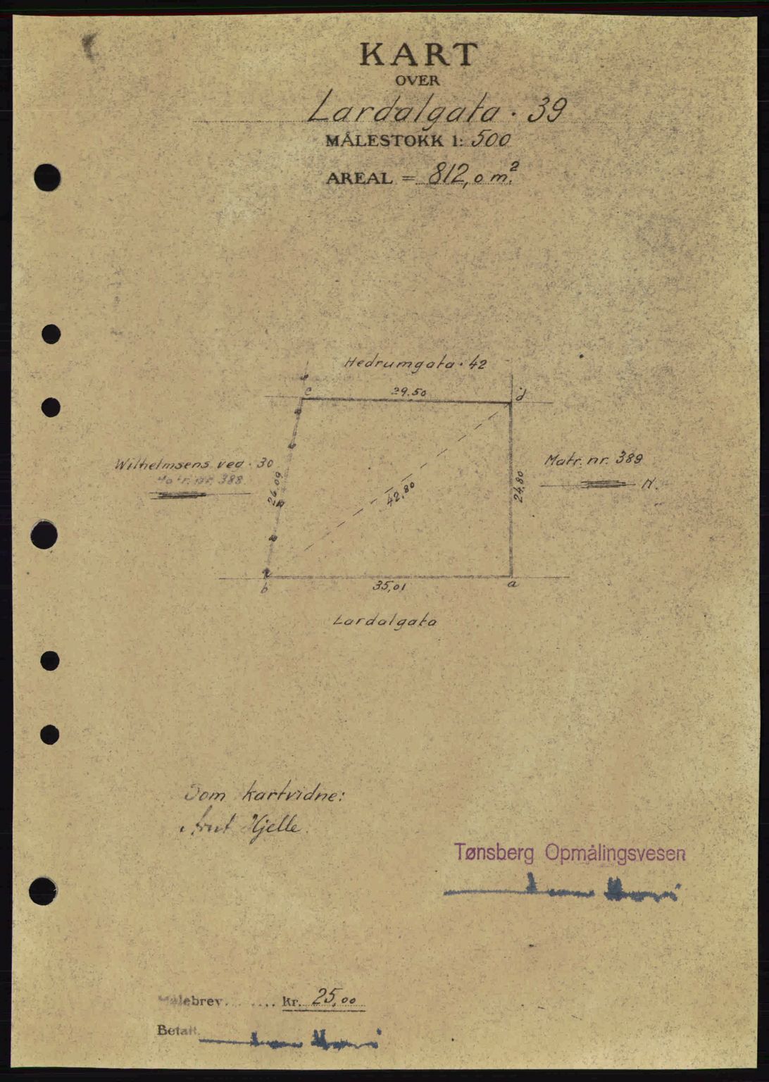 Tønsberg sorenskriveri, AV/SAKO-A-130/G/Ga/Gaa/L0014: Mortgage book no. A14, 1943-1944, Diary no: : 420/1944