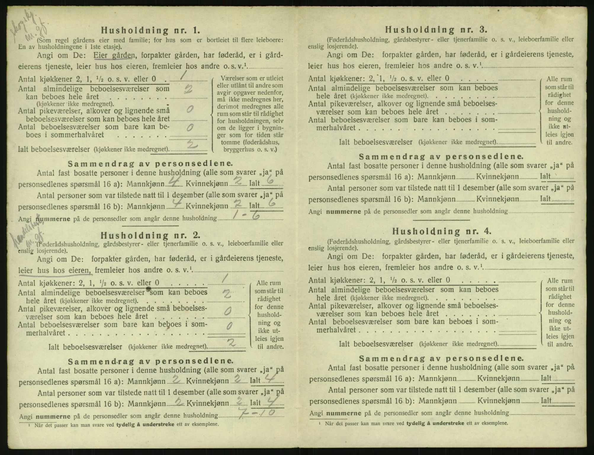 SAK, 1920 census for Gjøvdal, 1920, p. 121