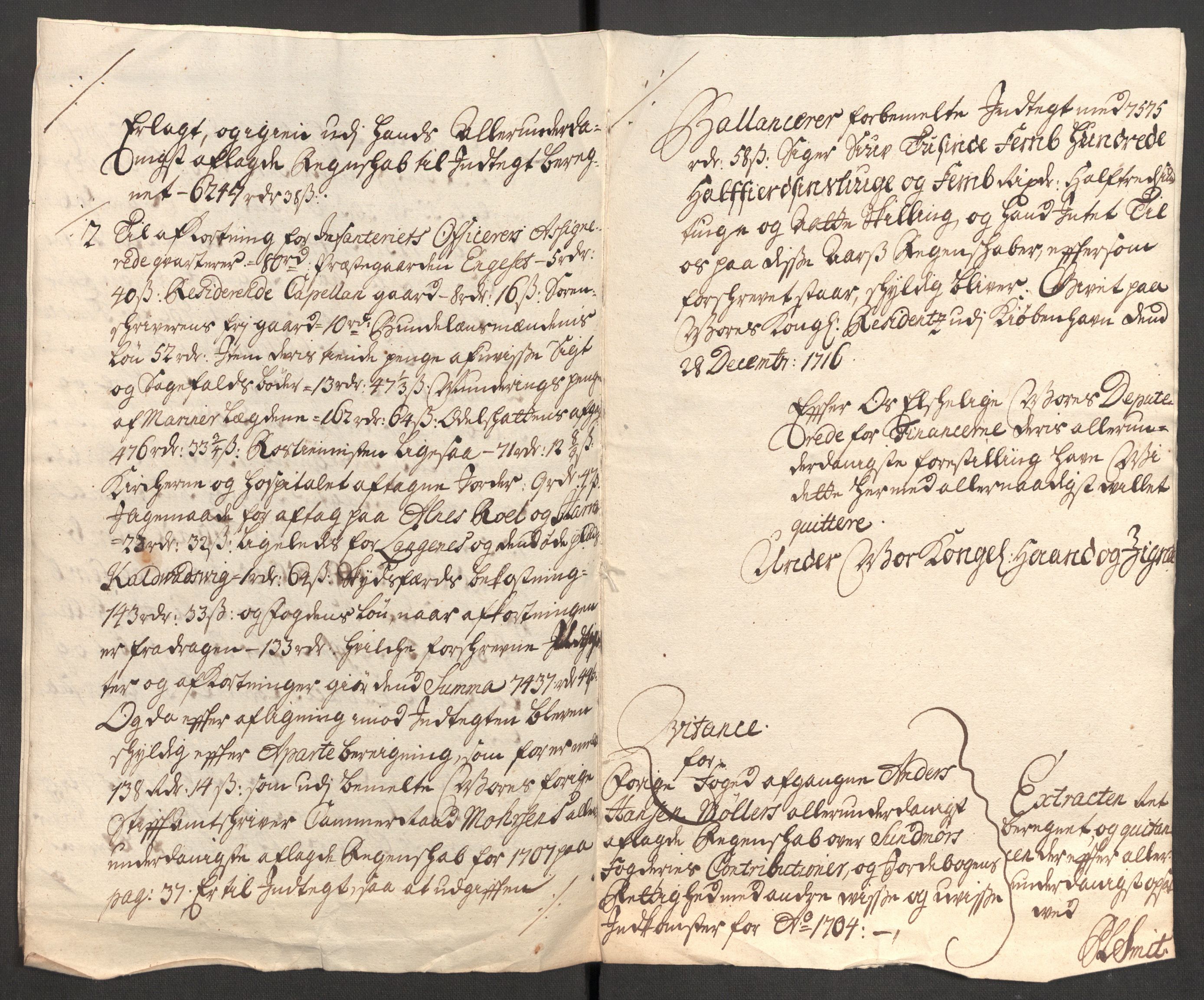 Rentekammeret inntil 1814, Reviderte regnskaper, Fogderegnskap, RA/EA-4092/R54/L3560: Fogderegnskap Sunnmøre, 1704-1705, p. 264