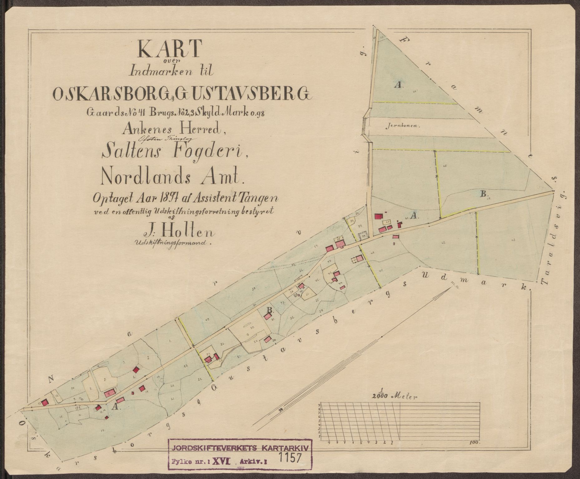 Jordskifteverkets kartarkiv, AV/RA-S-3929/T, 1859-1988, p. 1324