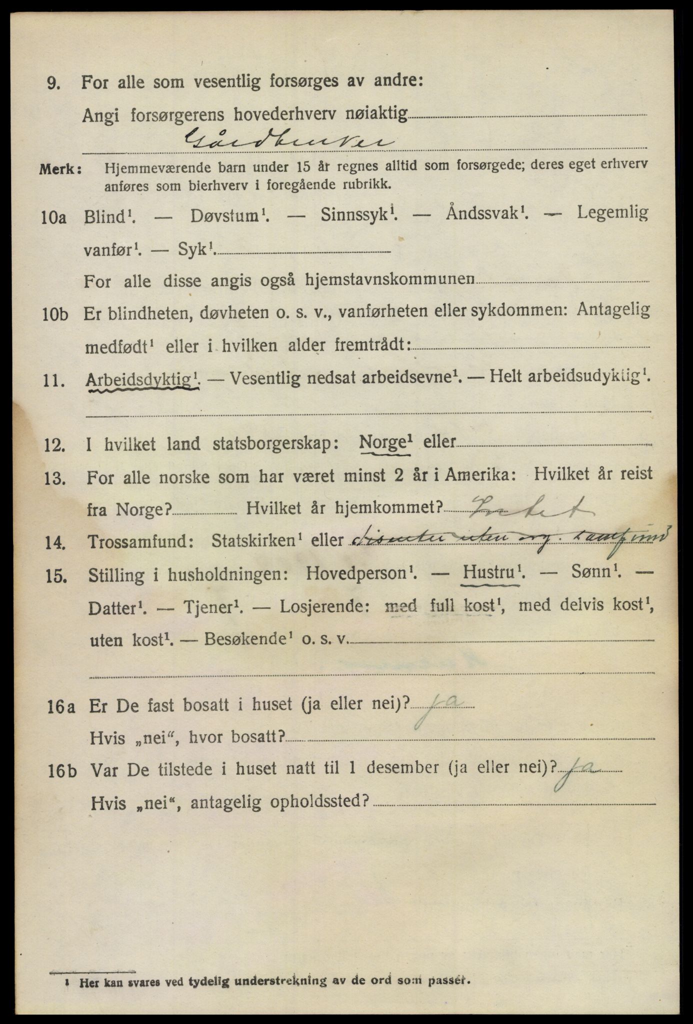 SAO, 1920 census for Vestby, 1920, p. 4478