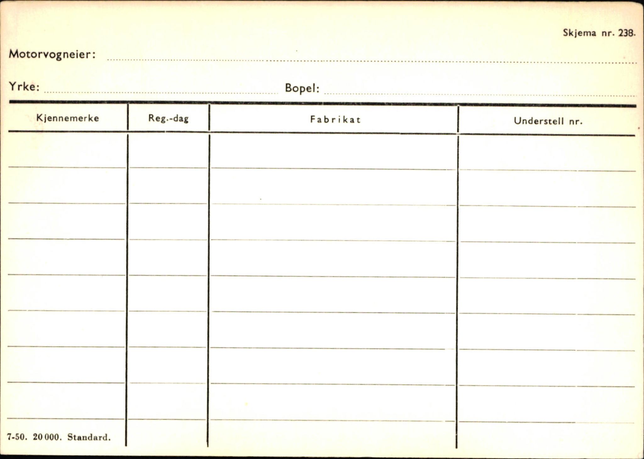 Statens vegvesen, Sogn og Fjordane vegkontor, SAB/A-5301/4/F/L0131: Eigarregister Høyanger P-Å. Stryn S-Å, 1945-1975, p. 1239