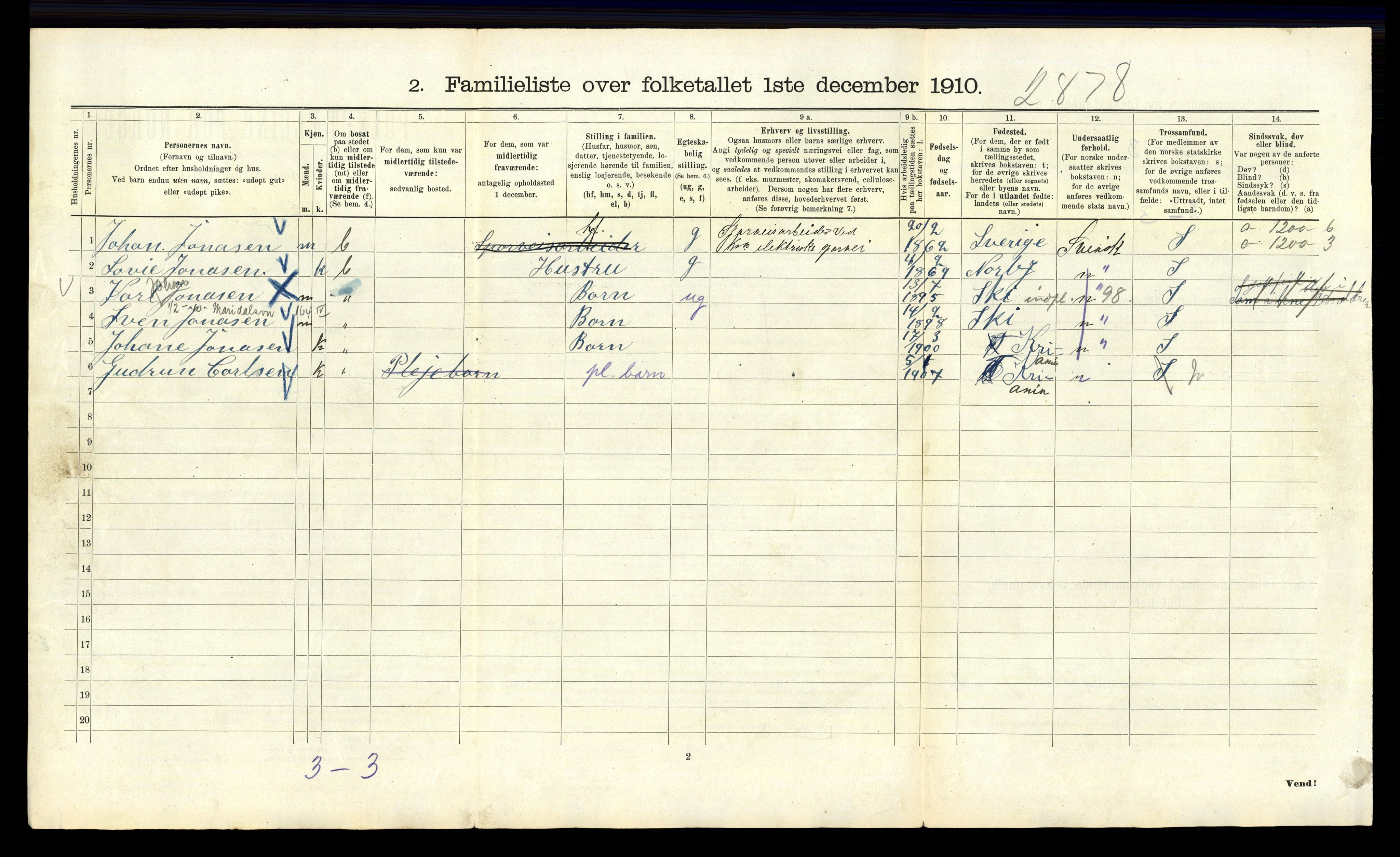 RA, 1910 census for Kristiania, 1910, p. 53148