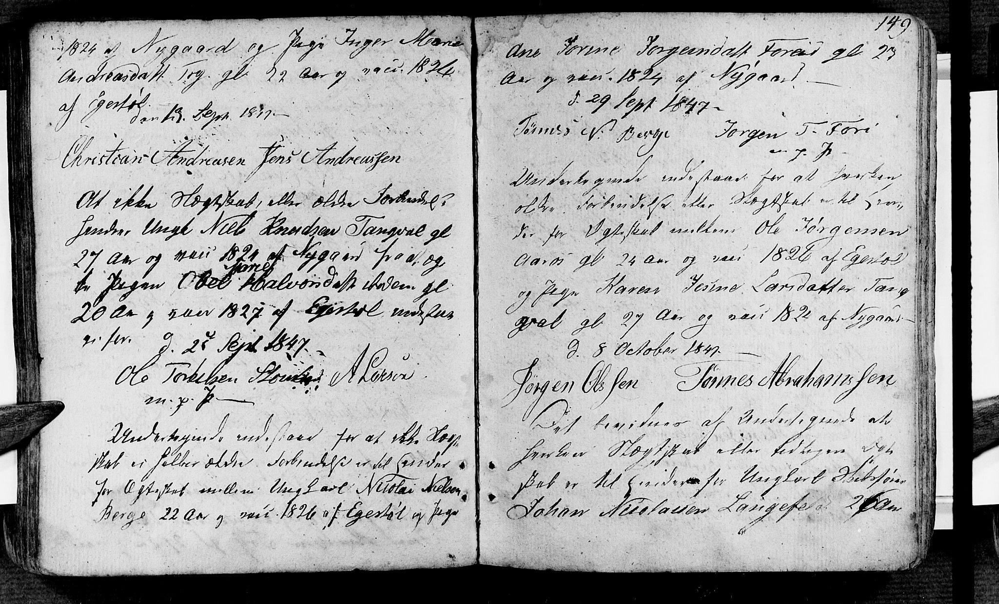 Søgne sokneprestkontor, AV/SAK-1111-0037/F/Fa/Fab/L0007: Parish register (official) no. A 7, 1791-1851, p. 149