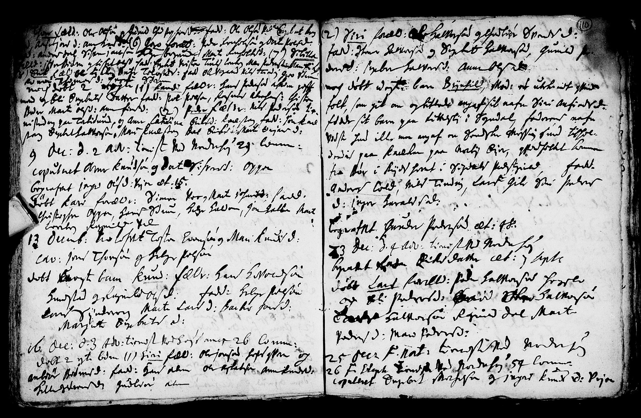 Norderhov kirkebøker, SAKO/A-237/F/Fa/L0001: Parish register (official) no. 1, 1704-1716, p. 110