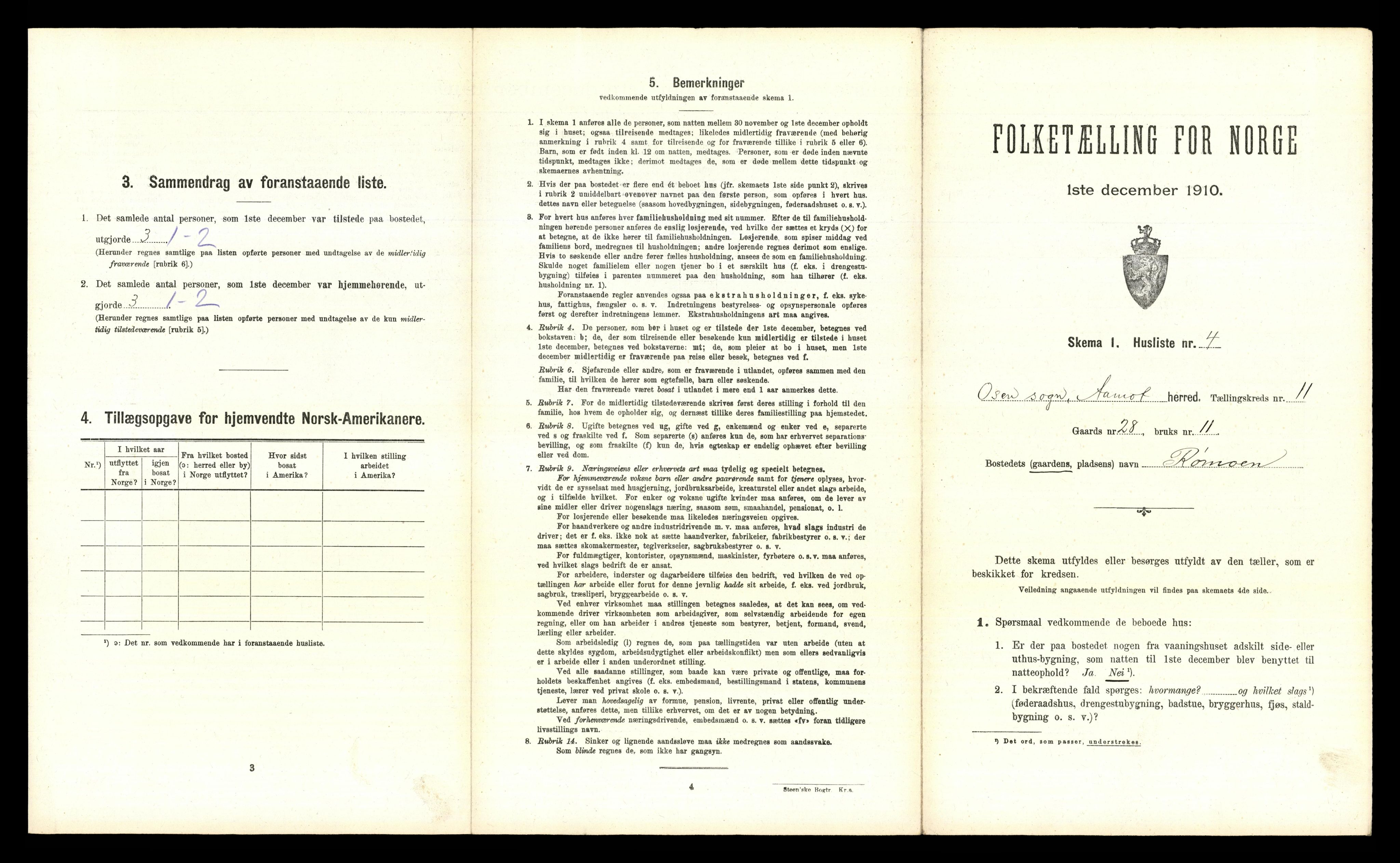 RA, 1910 census for Åmot, 1910, p. 1067