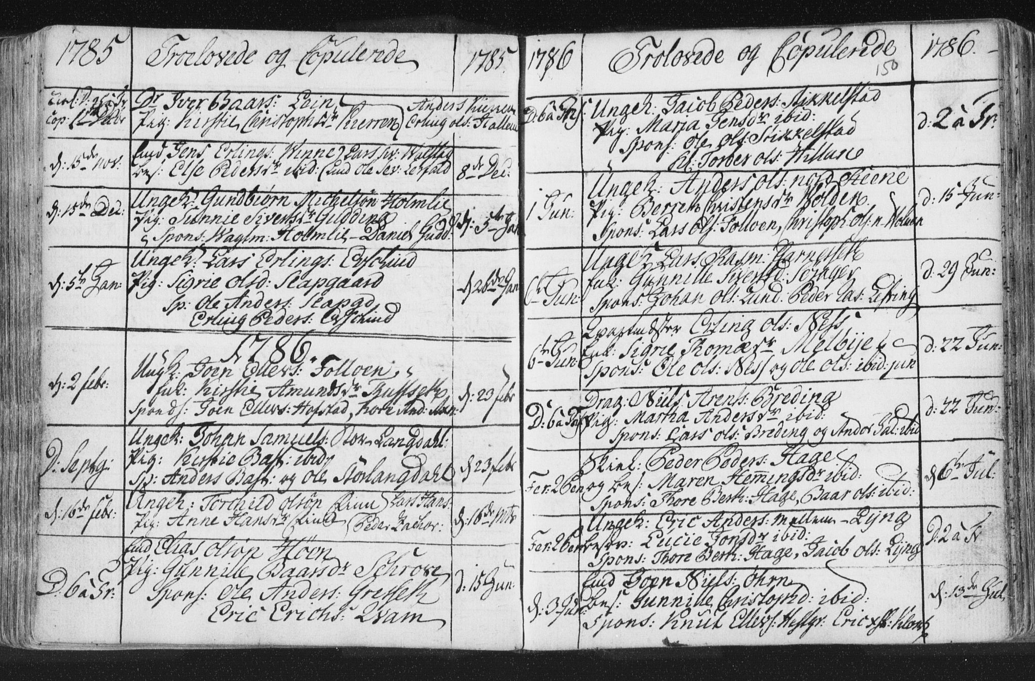 Ministerialprotokoller, klokkerbøker og fødselsregistre - Nord-Trøndelag, SAT/A-1458/723/L0232: Parish register (official) no. 723A03, 1781-1804, p. 150