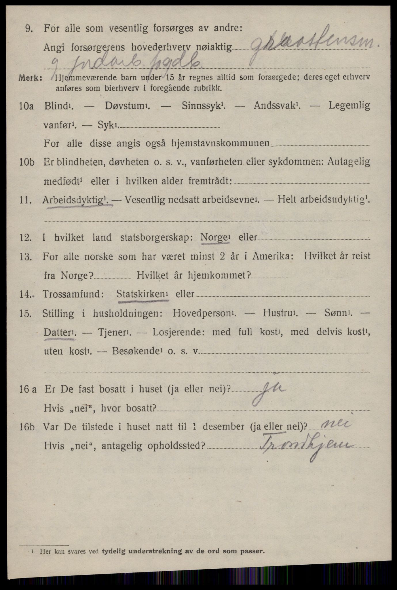 SAT, 1920 census for Ørsta, 1920, p. 6861