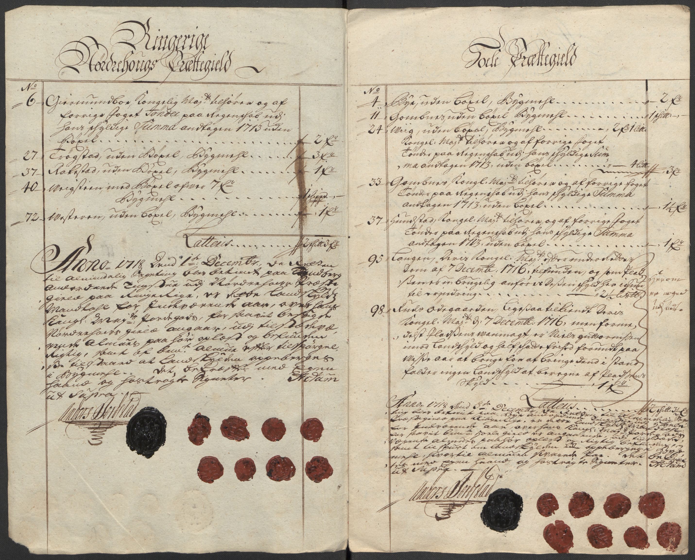 Rentekammeret inntil 1814, Reviderte regnskaper, Fogderegnskap, AV/RA-EA-4092/R23/L1476: Fogderegnskap Ringerike og Hallingdal, 1718, p. 112