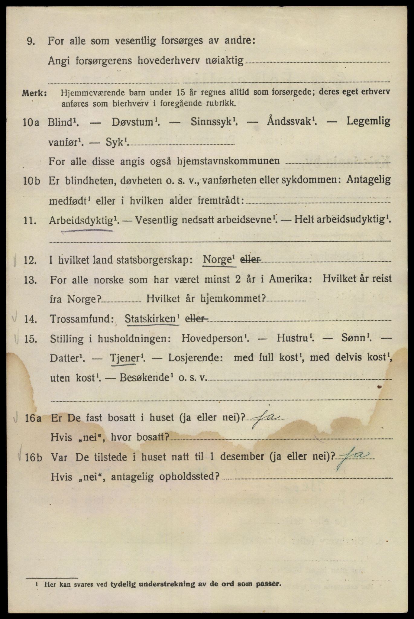 SAO, 1920 census for Kristiania, 1920, p. 209538