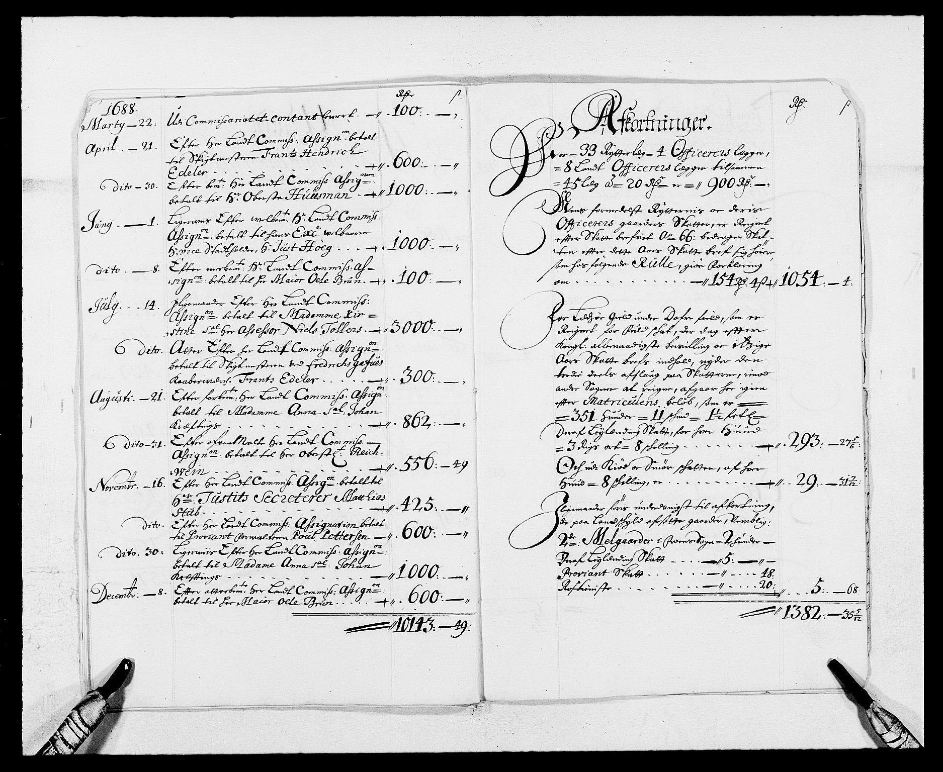 Rentekammeret inntil 1814, Reviderte regnskaper, Fogderegnskap, AV/RA-EA-4092/R17/L1163: Fogderegnskap Gudbrandsdal, 1682-1689, p. 13