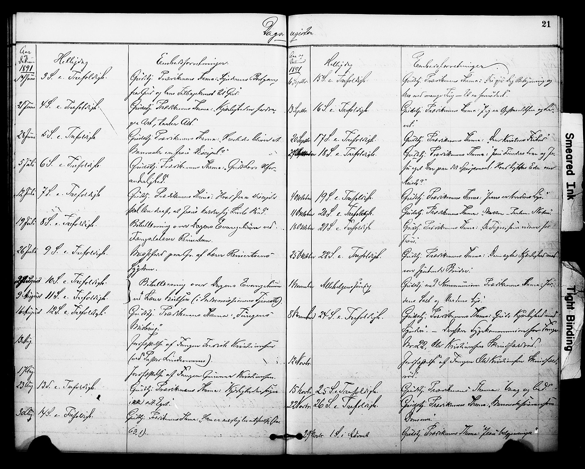Akershus festnings slaveri Kirkebøker, SAO/A-10841/F/Fa/L0003: Parish register (official) no. 3, 1884-1912, p. 21