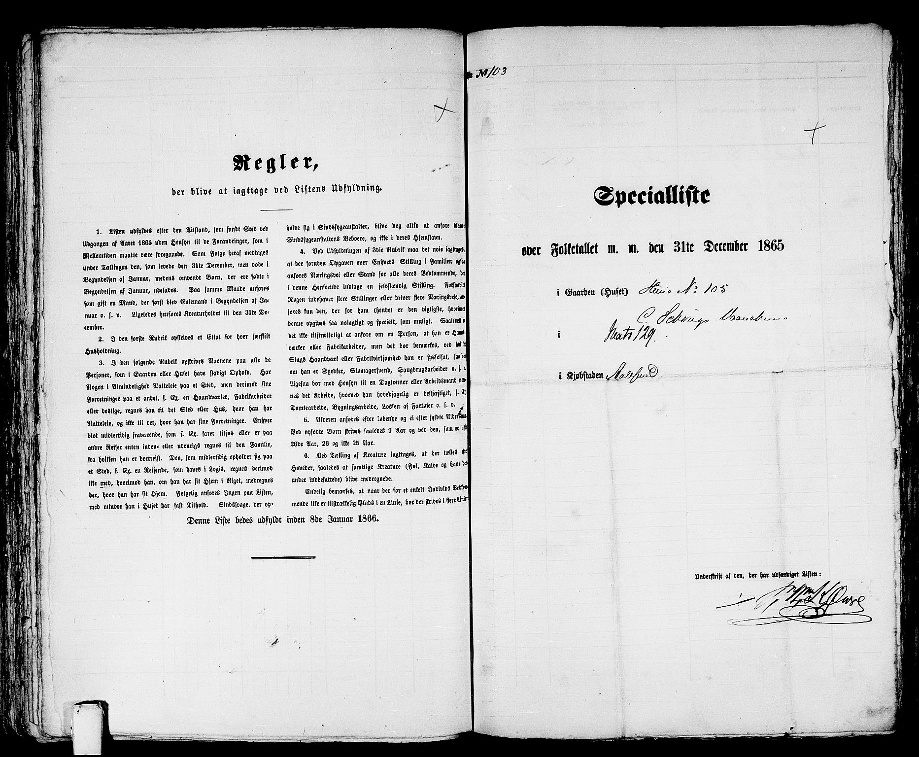 RA, 1865 census for Ålesund, 1865, p. 221