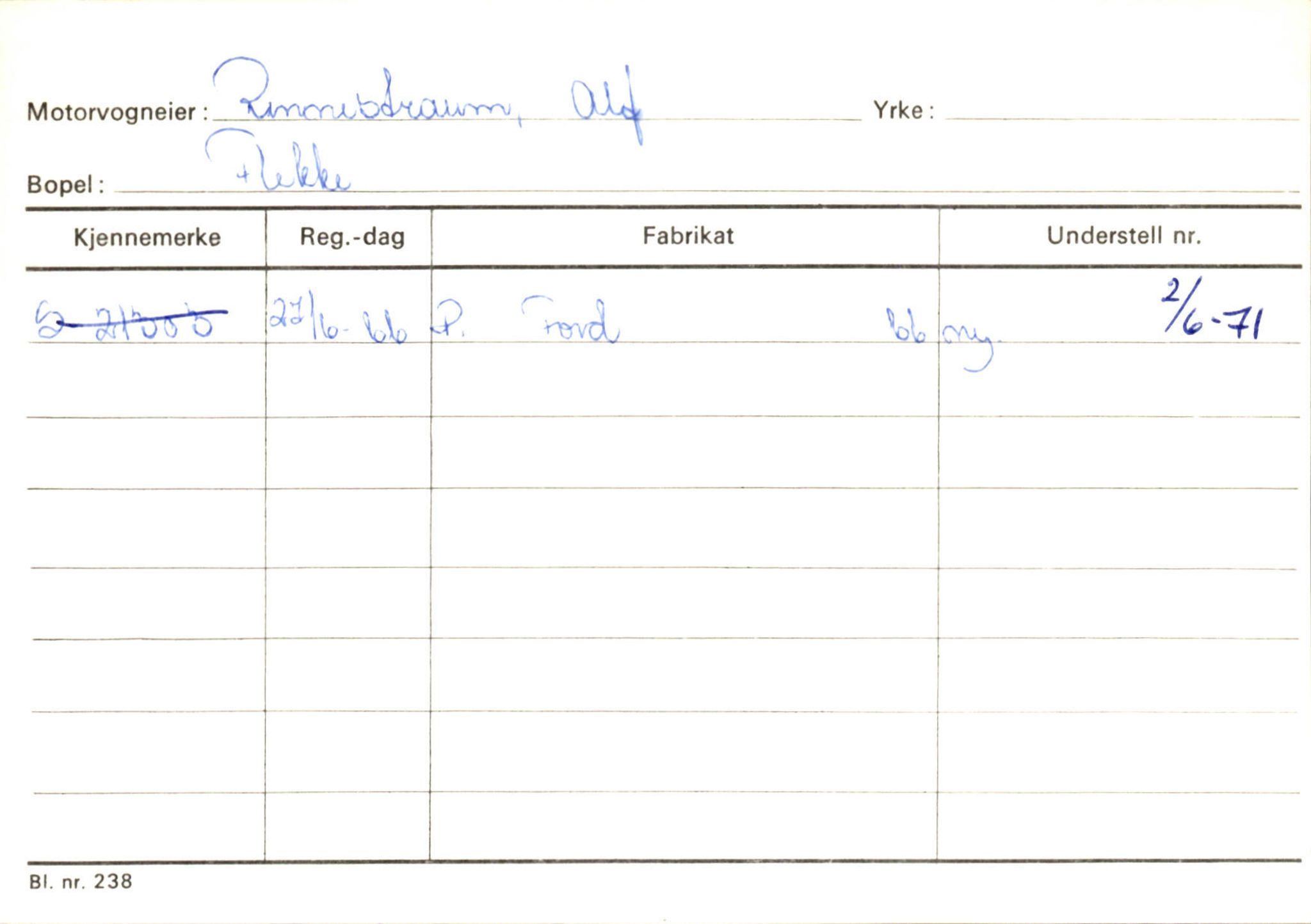 Statens vegvesen, Sogn og Fjordane vegkontor, SAB/A-5301/4/F/L0126: Eigarregister Fjaler M-Å. Leikanger A-Å, 1945-1975, p. 49