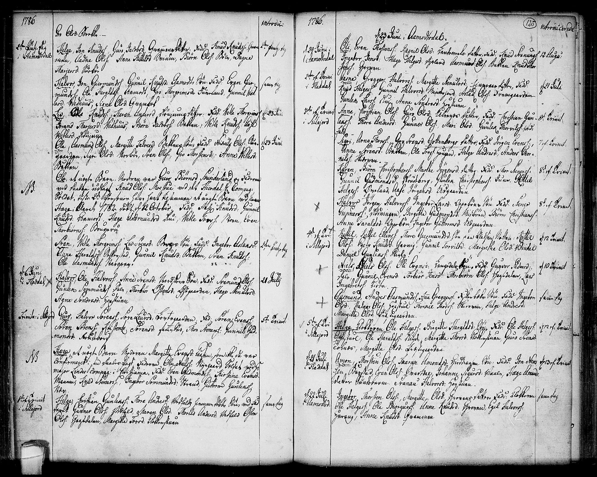 Seljord kirkebøker, SAKO/A-20/F/Fa/L0007: Parish register (official) no. I 7, 1755-1800, p. 125