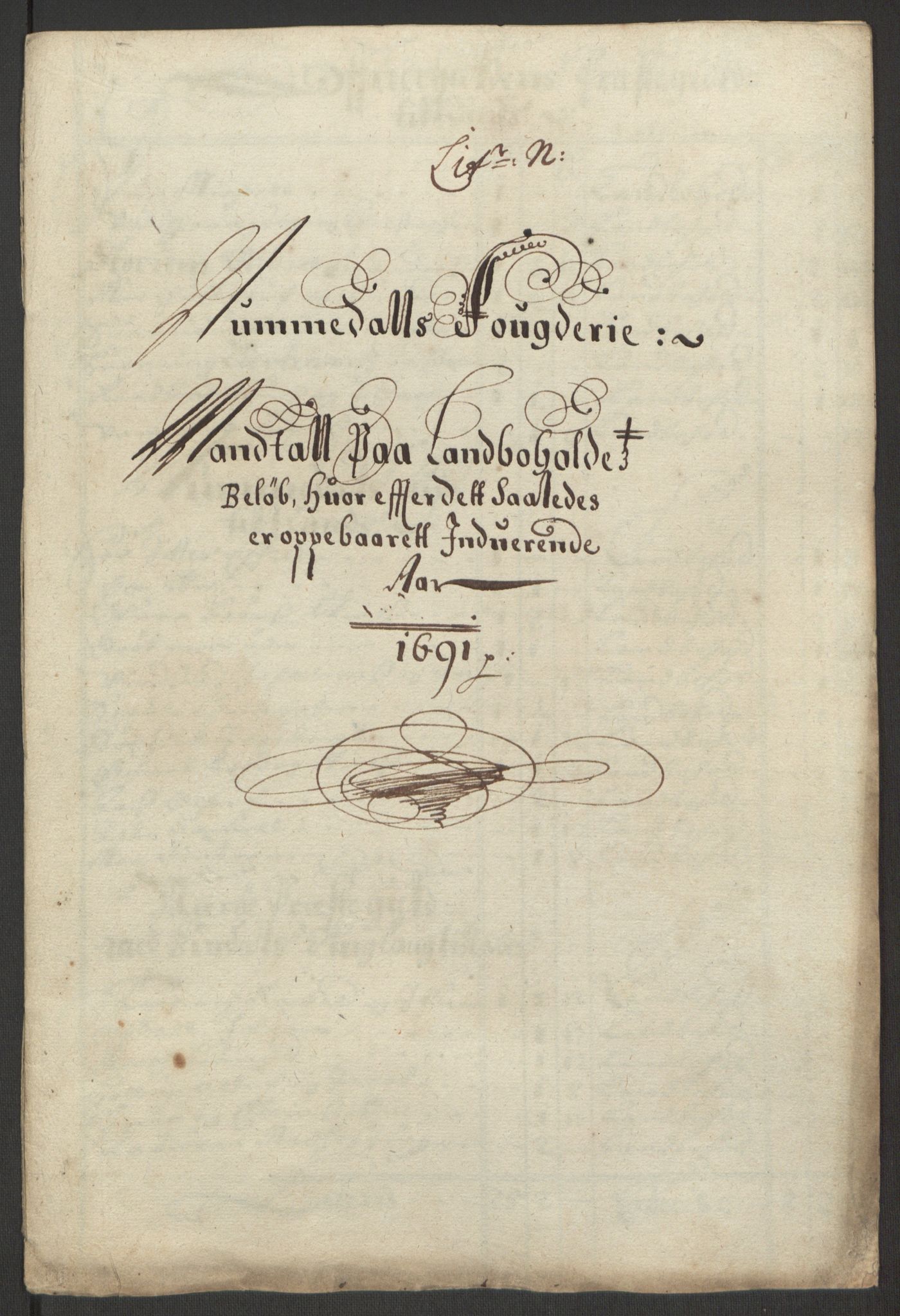 Rentekammeret inntil 1814, Reviderte regnskaper, Fogderegnskap, AV/RA-EA-4092/R64/L4423: Fogderegnskap Namdal, 1690-1691, p. 291