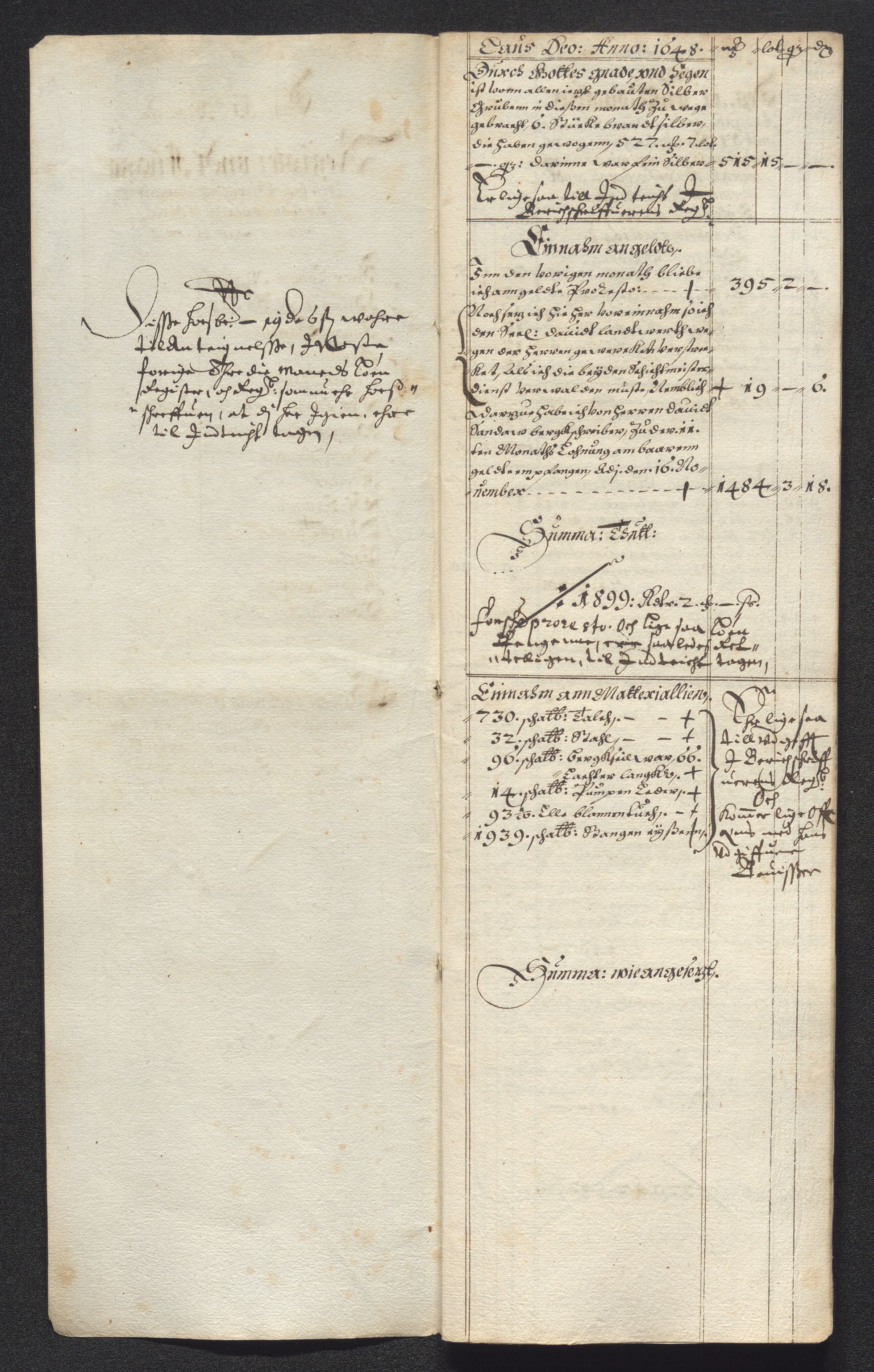 Kongsberg Sølvverk 1623-1816, SAKO/EA-3135/001/D/Dc/Dcd/L0022: Utgiftsregnskap for gruver m.m., 1647-1648, p. 720