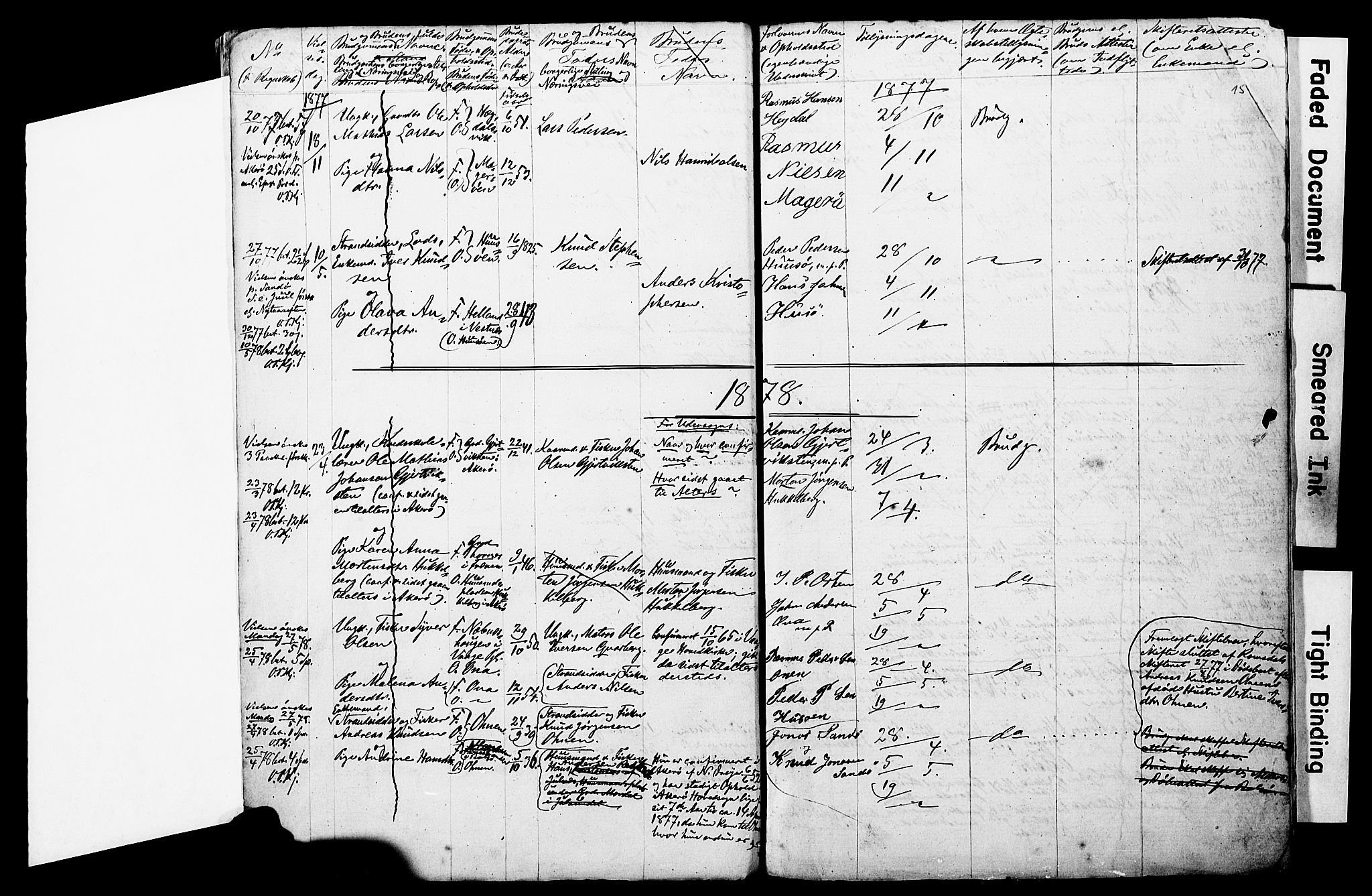 Ministerialprotokoller, klokkerbøker og fødselsregistre - Møre og Romsdal, AV/SAT-A-1454/560/L0722: Banns register no. 560A06, 1871-1883, p. 15