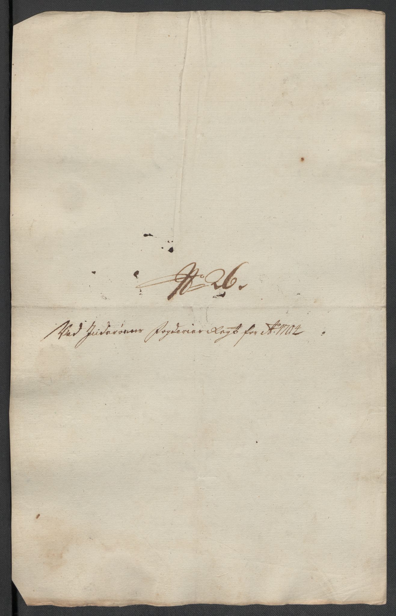 Rentekammeret inntil 1814, Reviderte regnskaper, Fogderegnskap, RA/EA-4092/R63/L4313: Fogderegnskap Inderøy, 1703-1704, p. 552