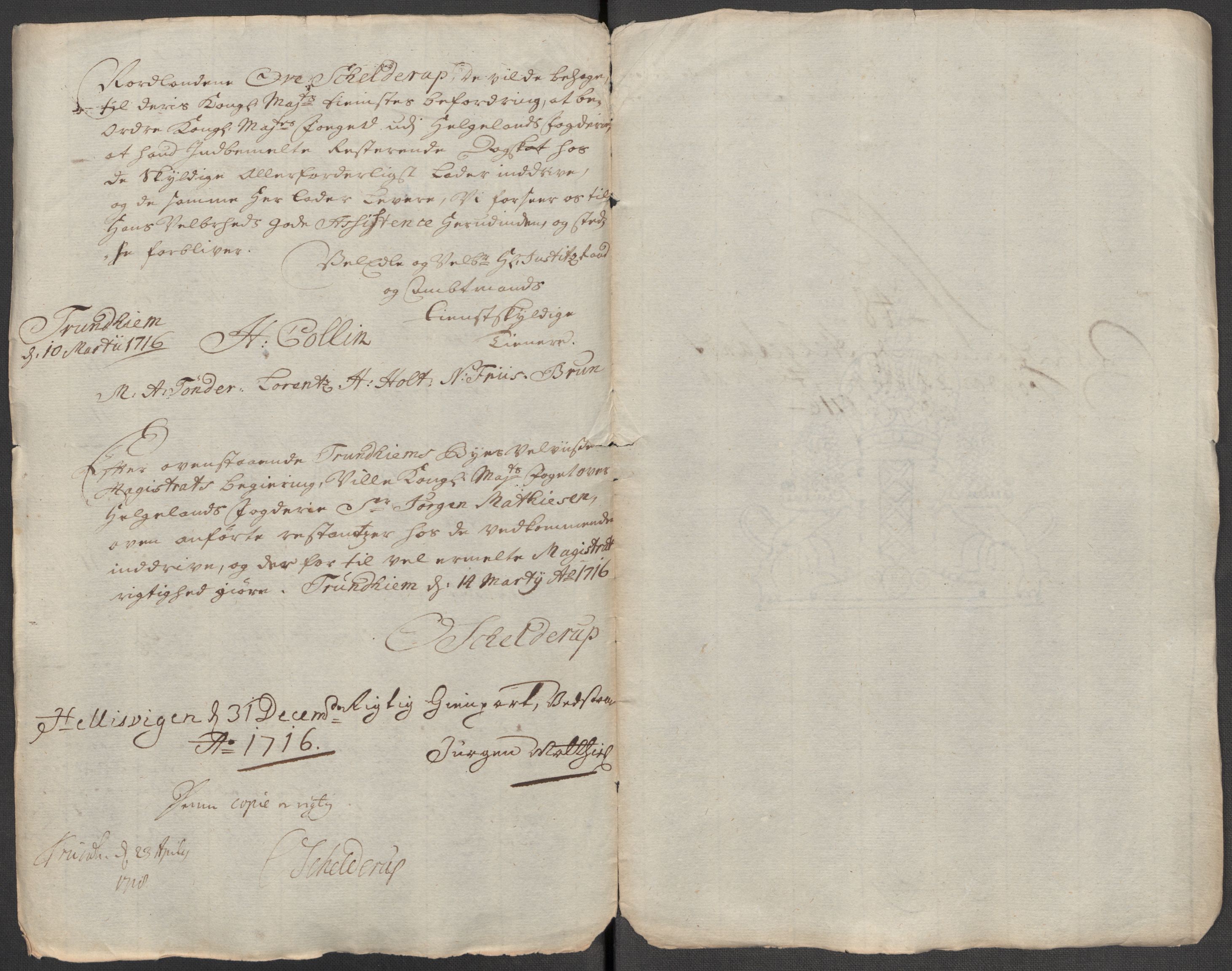 Rentekammeret inntil 1814, Reviderte regnskaper, Fogderegnskap, AV/RA-EA-4092/R65/L4514: Fogderegnskap Helgeland, 1716, p. 314